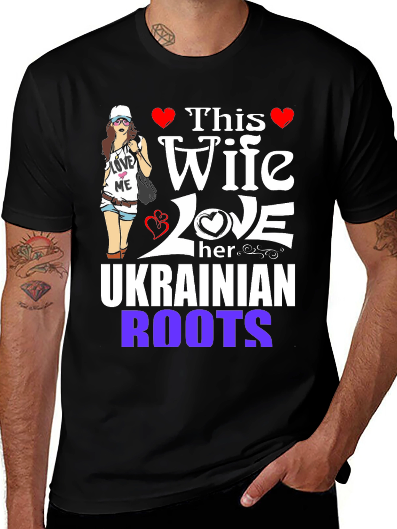 This Wife Loves Her Ukrainian Roots T-Shirt