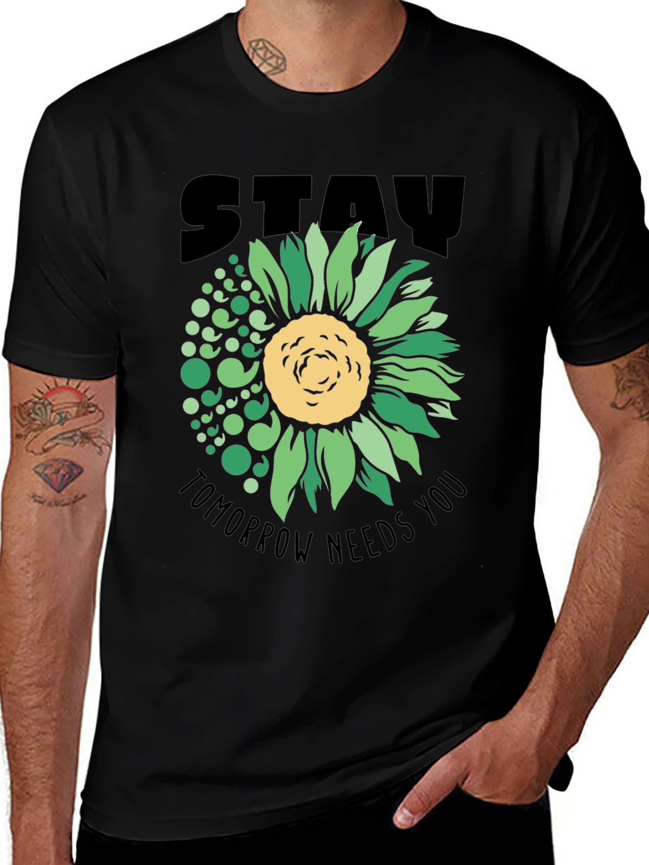 Variant 27 of Stay: Tomorrow Needs You Graphic Tee