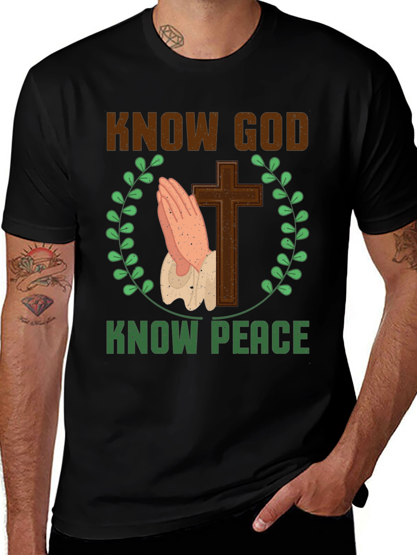 Know God Know Peace T-Shirt - Christian Inspired Design