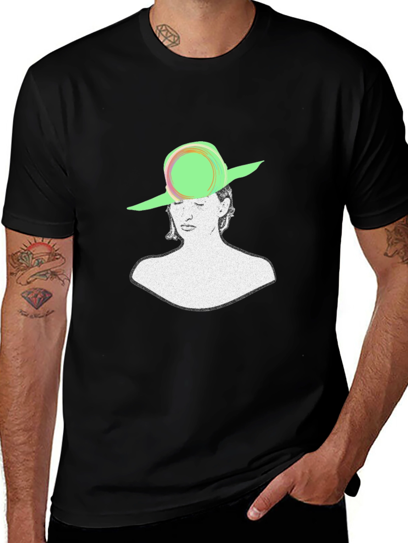 Variant 11 of Artistic Woman's Portrait Tee