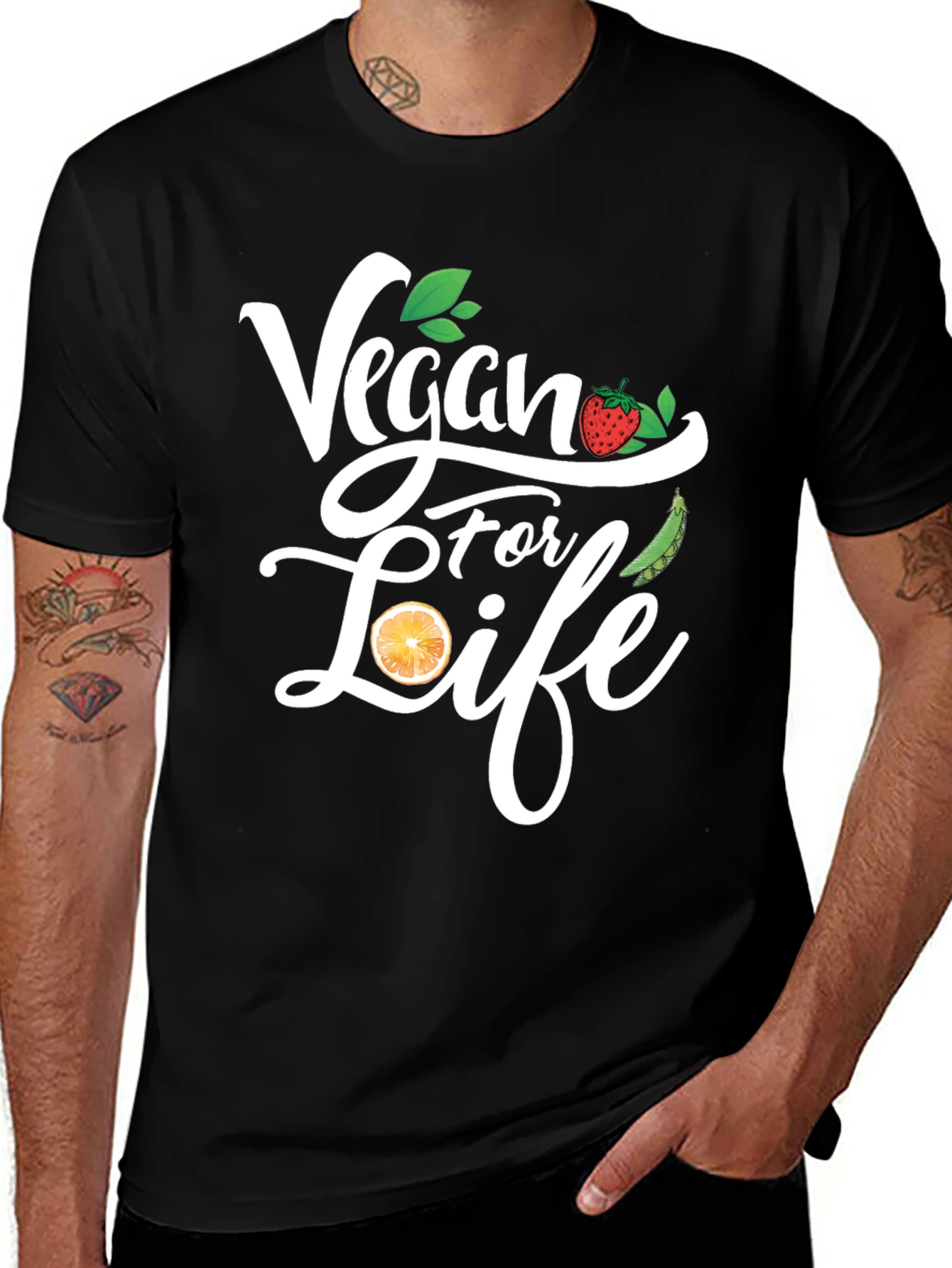 Variant 7 of Vegan For Life T-Shirt - Unisex