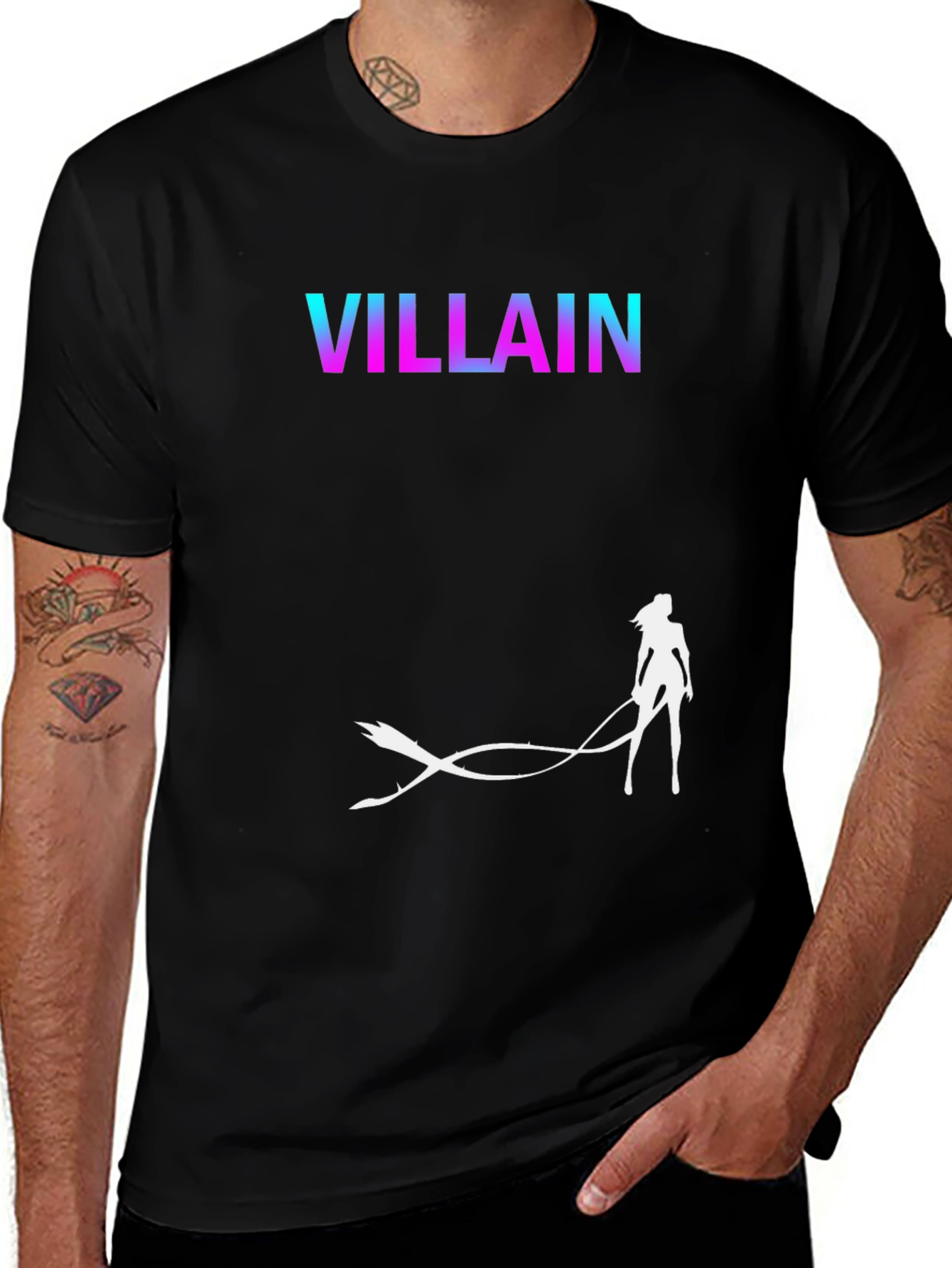 Variant 6 of Villain Graphic Tee - Cool Anime Design T-Shirt