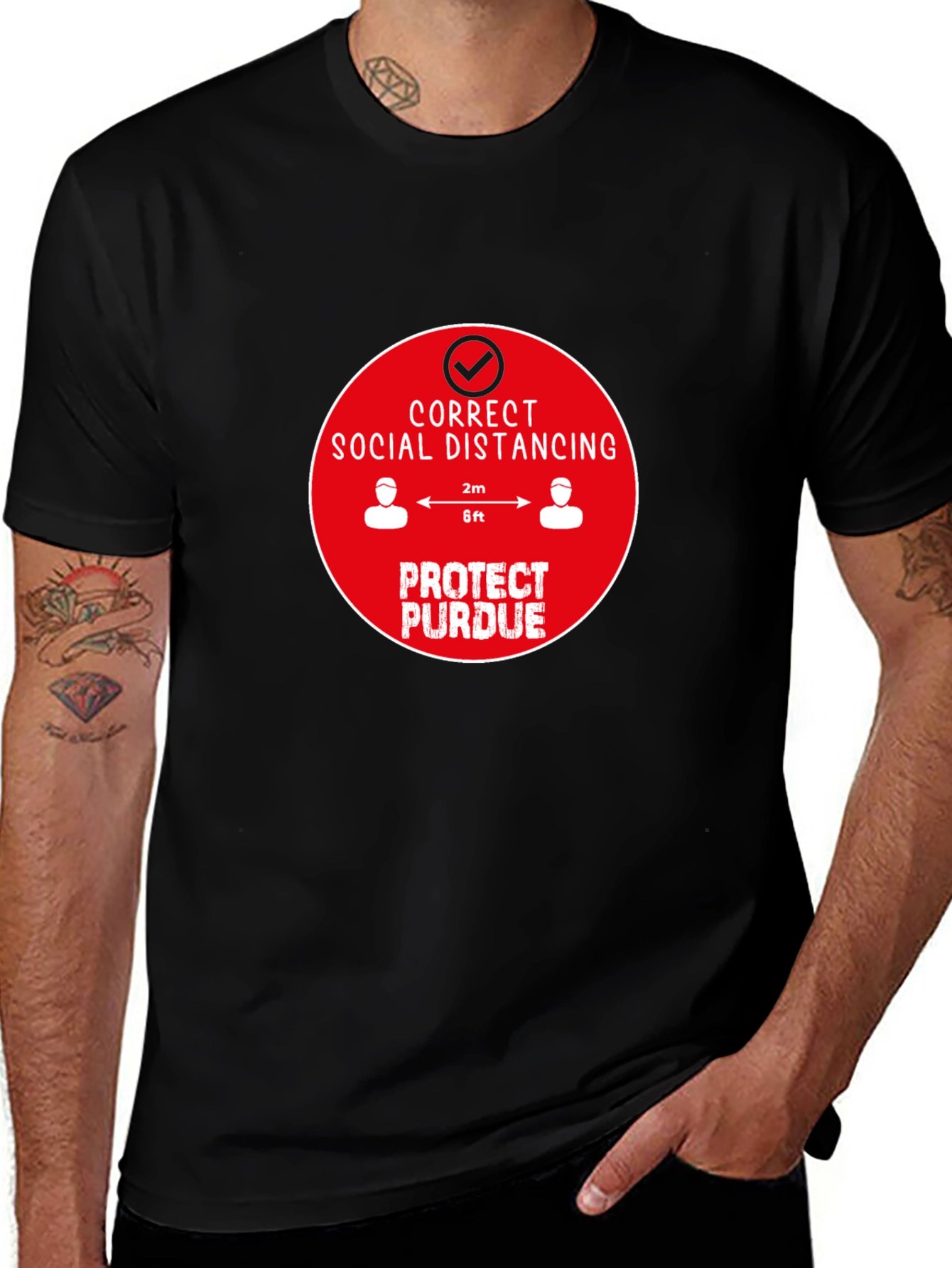 Protect Purdue Social Distancing T-Shirt