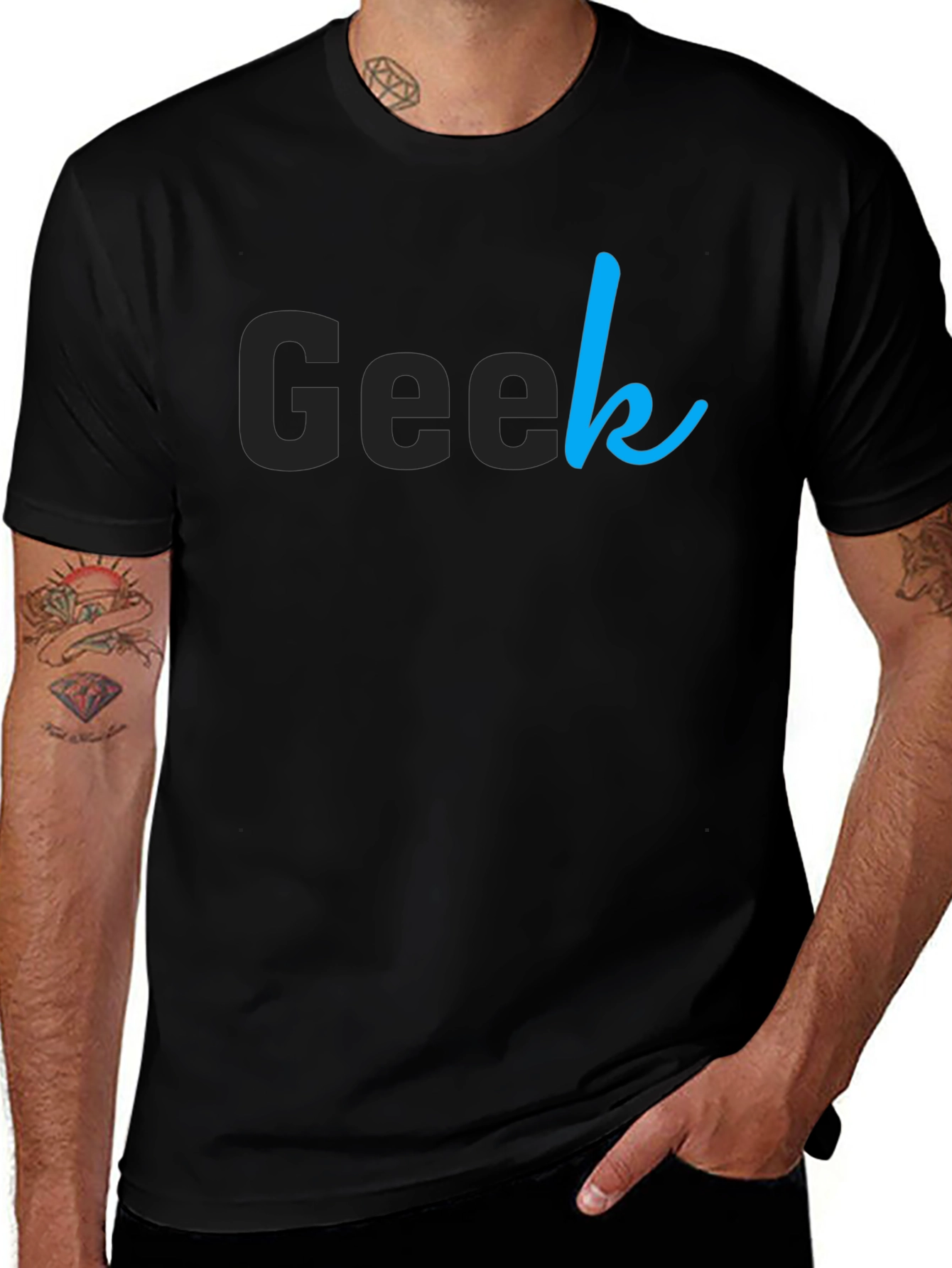 Geek Style Black T-Shirt