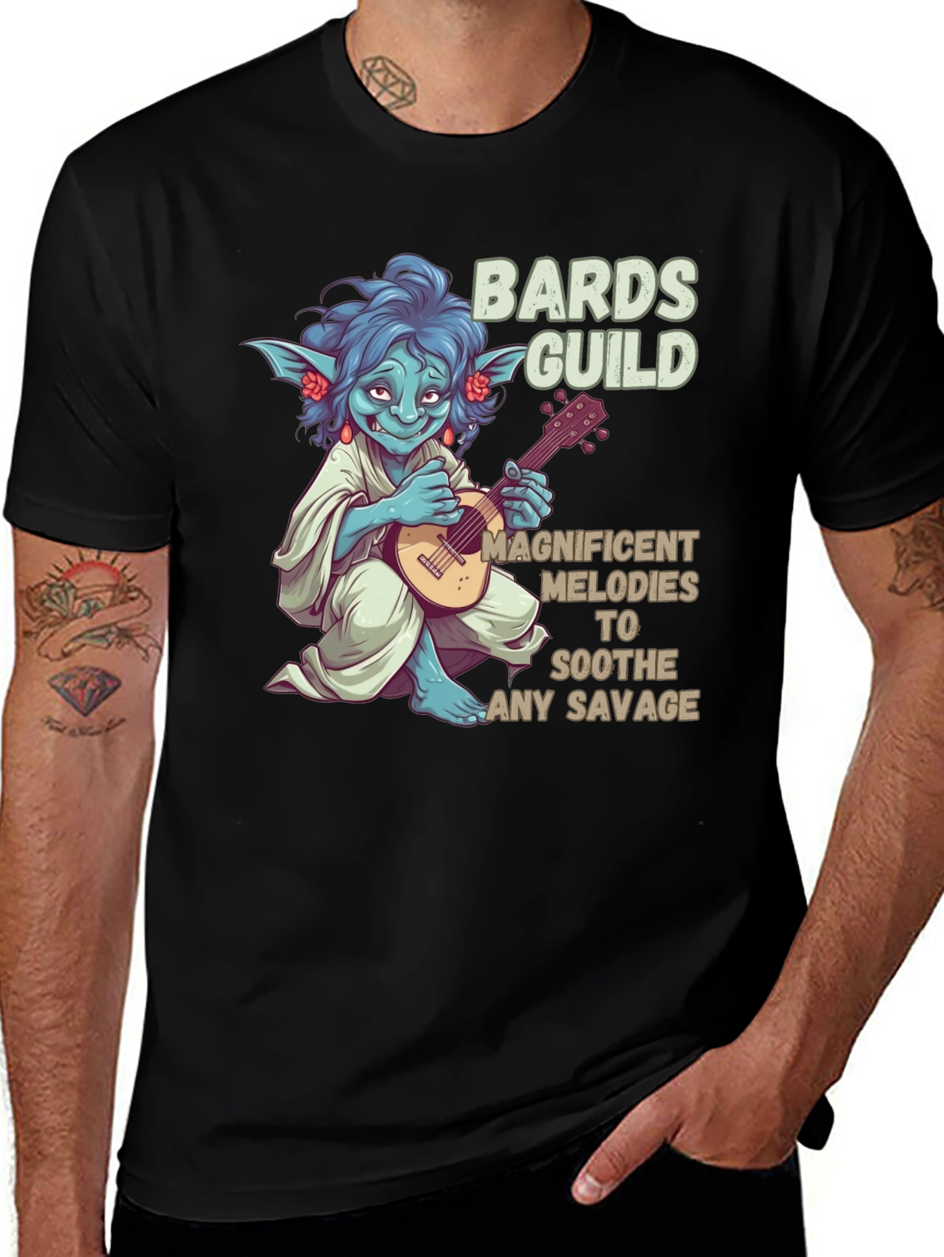 Variant 26 of Bard's Guild Graphic T-Shirt