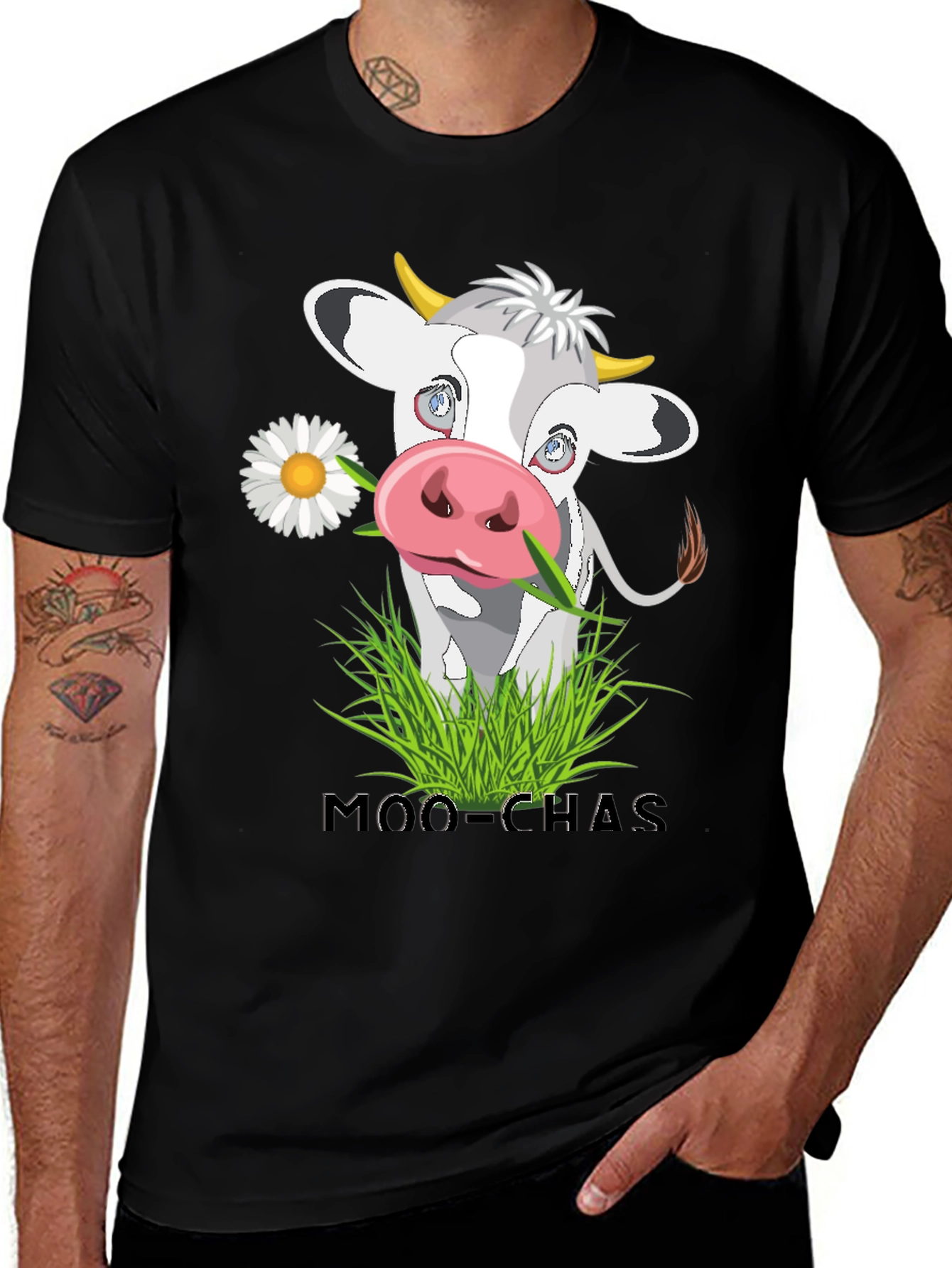 Variant 11 of Moo-Chas Cow T-Shirt
