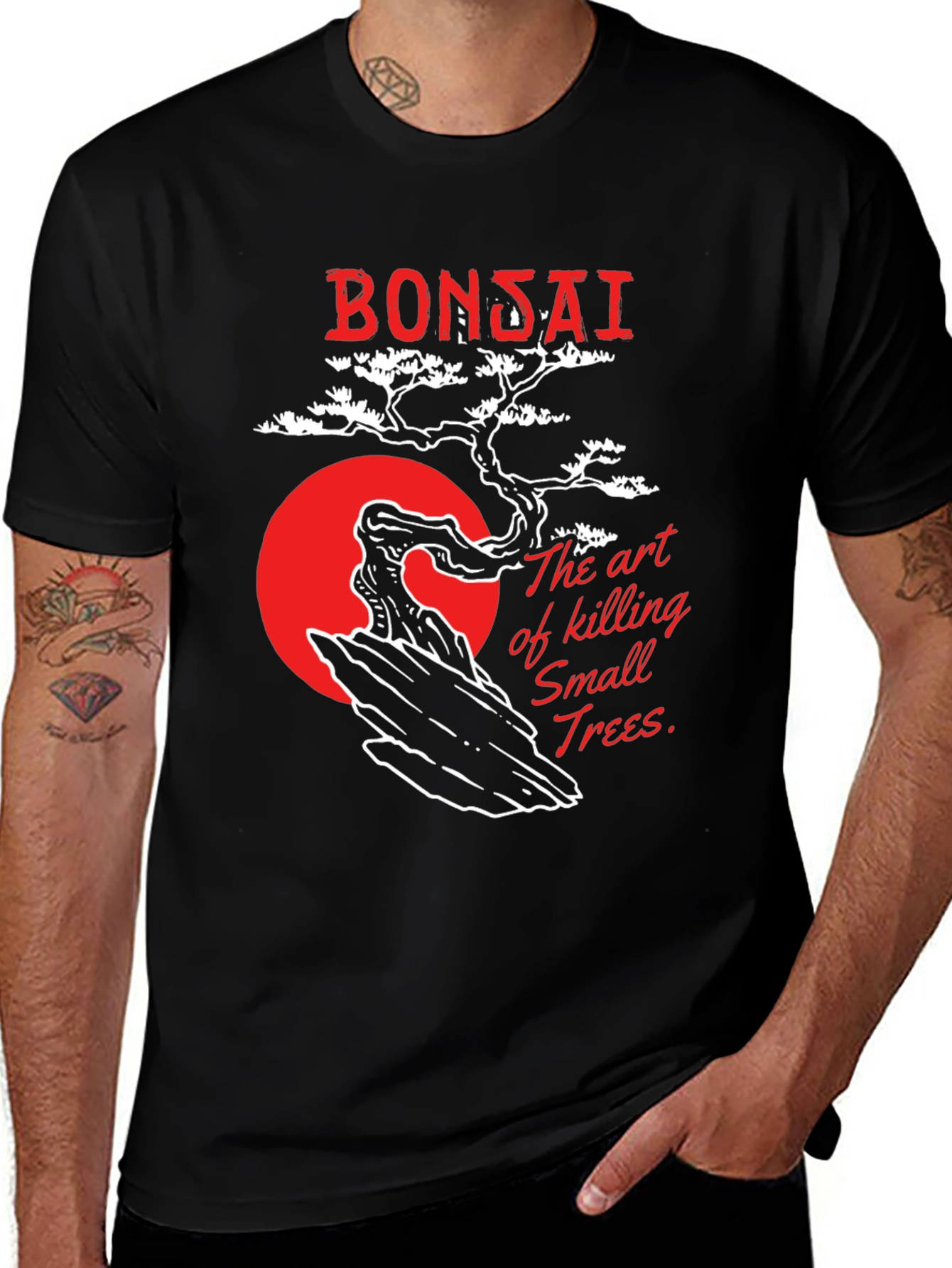 Bonsai Art T-Shirt - The Art of Killing Small Trees
