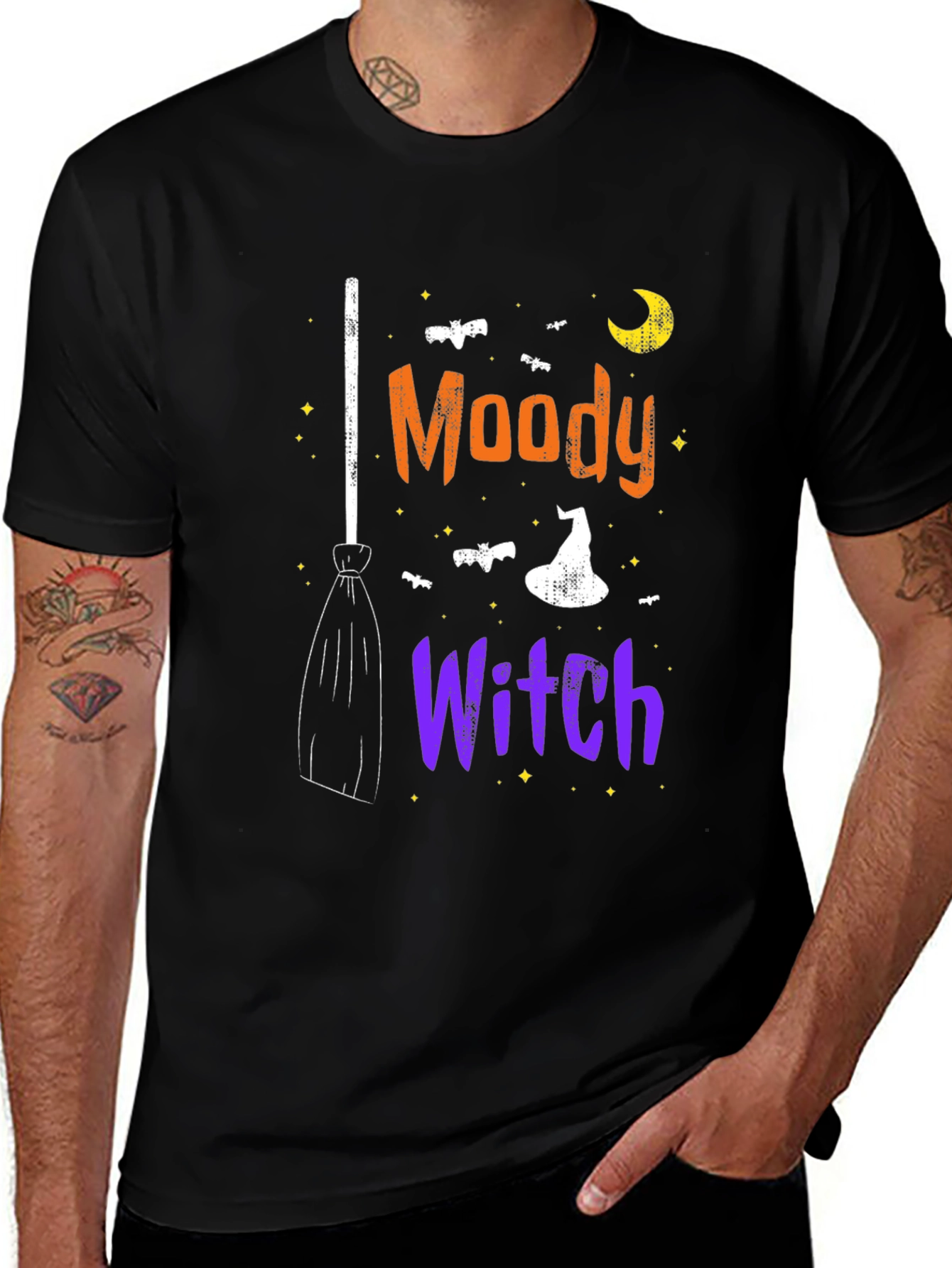 Moody Witch Halloween T-Shirt