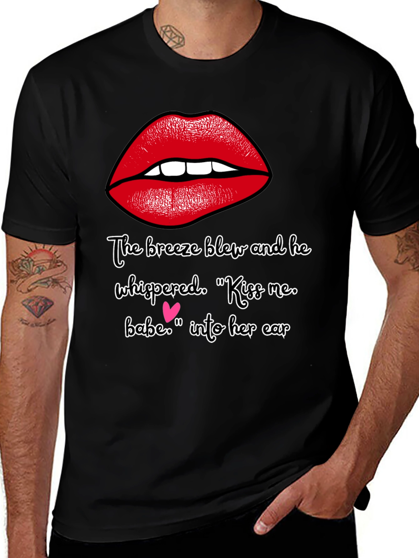 Variant 19 of Kiss Me Babe T-Shirt