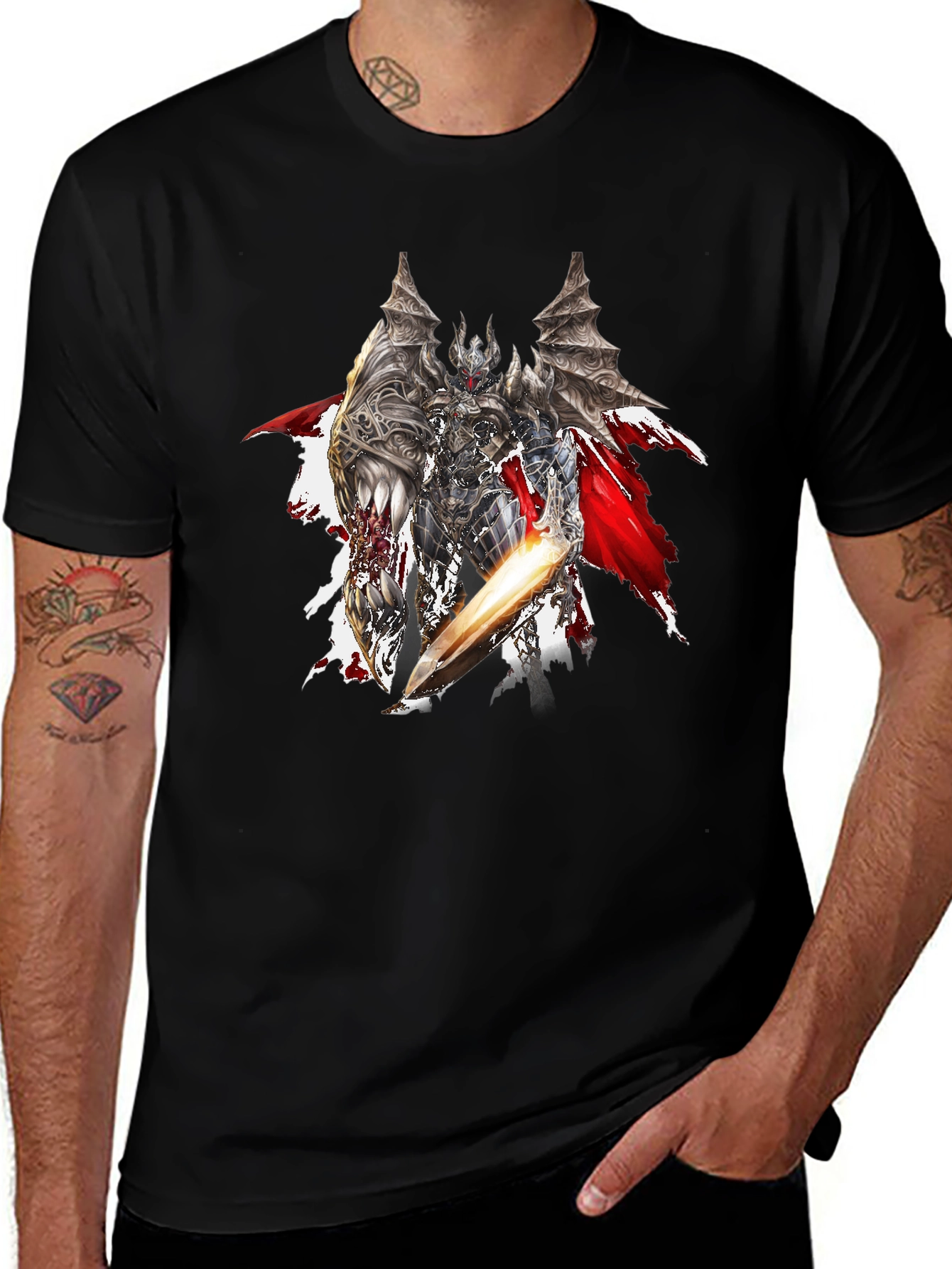 Dark Knight T-Shirt - Graphic Print