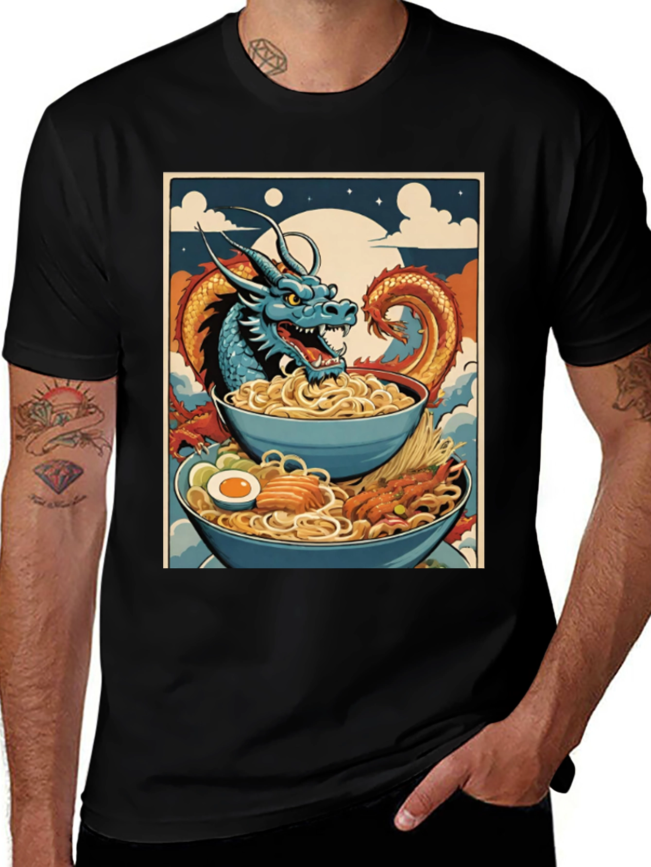 Variant 14 of Dragon Ramen Graphic Tee