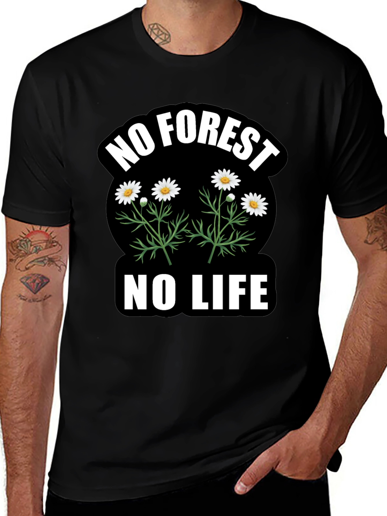 Variant 8 of No Forest No Life Graphic T-Shirt