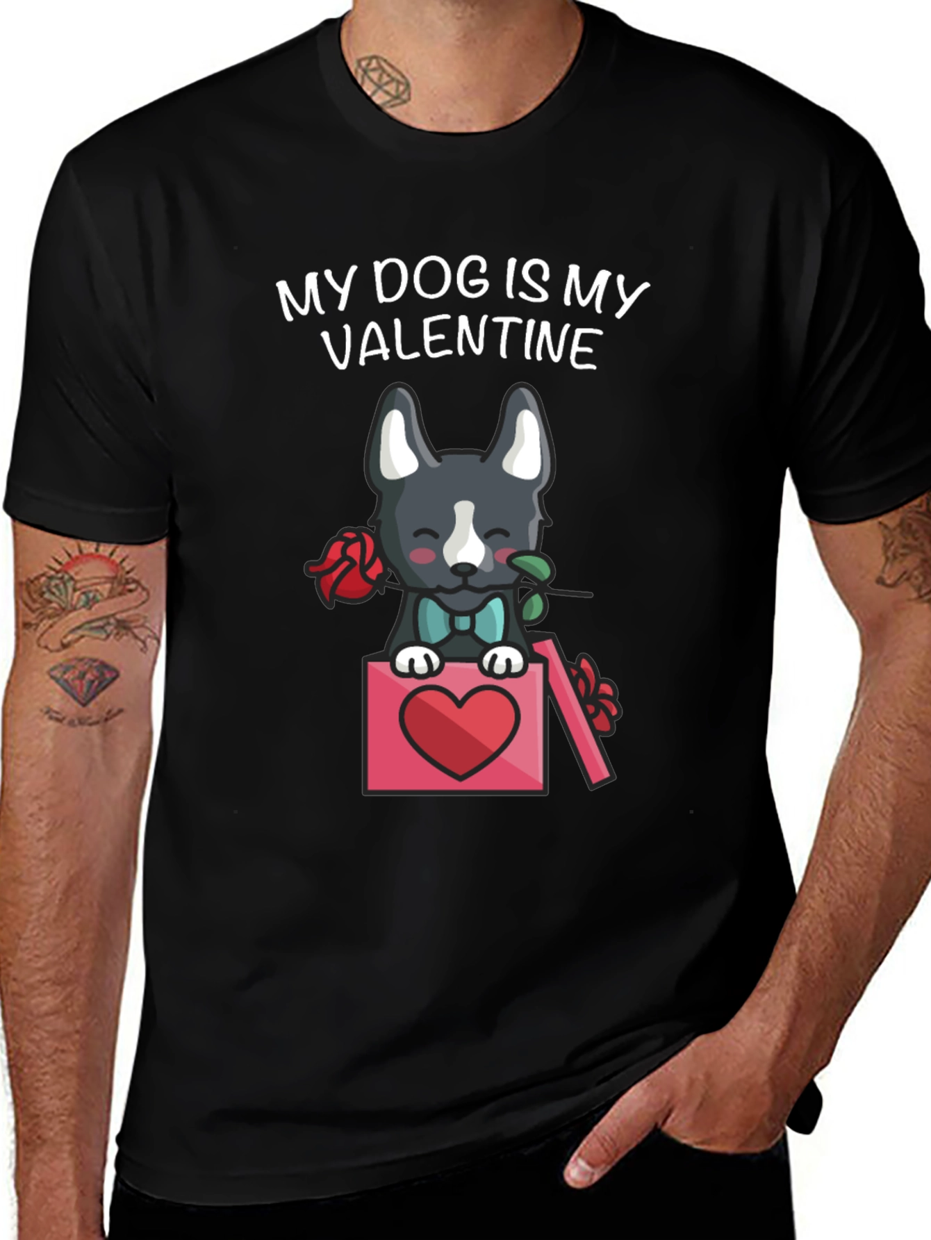 My Dog Is My Valentine T-Shirt
