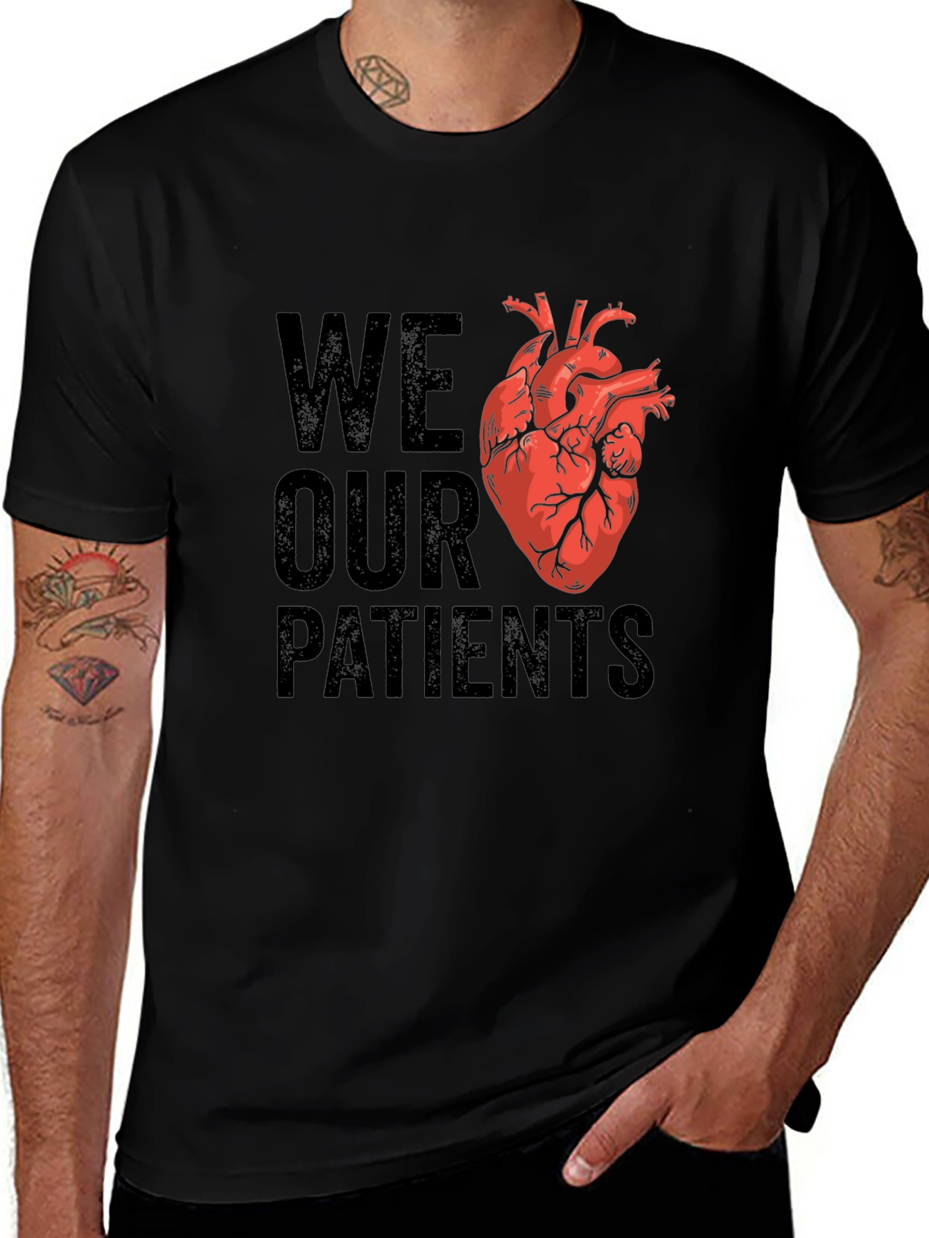 We Heart Our Patients Graphic T-Shirt