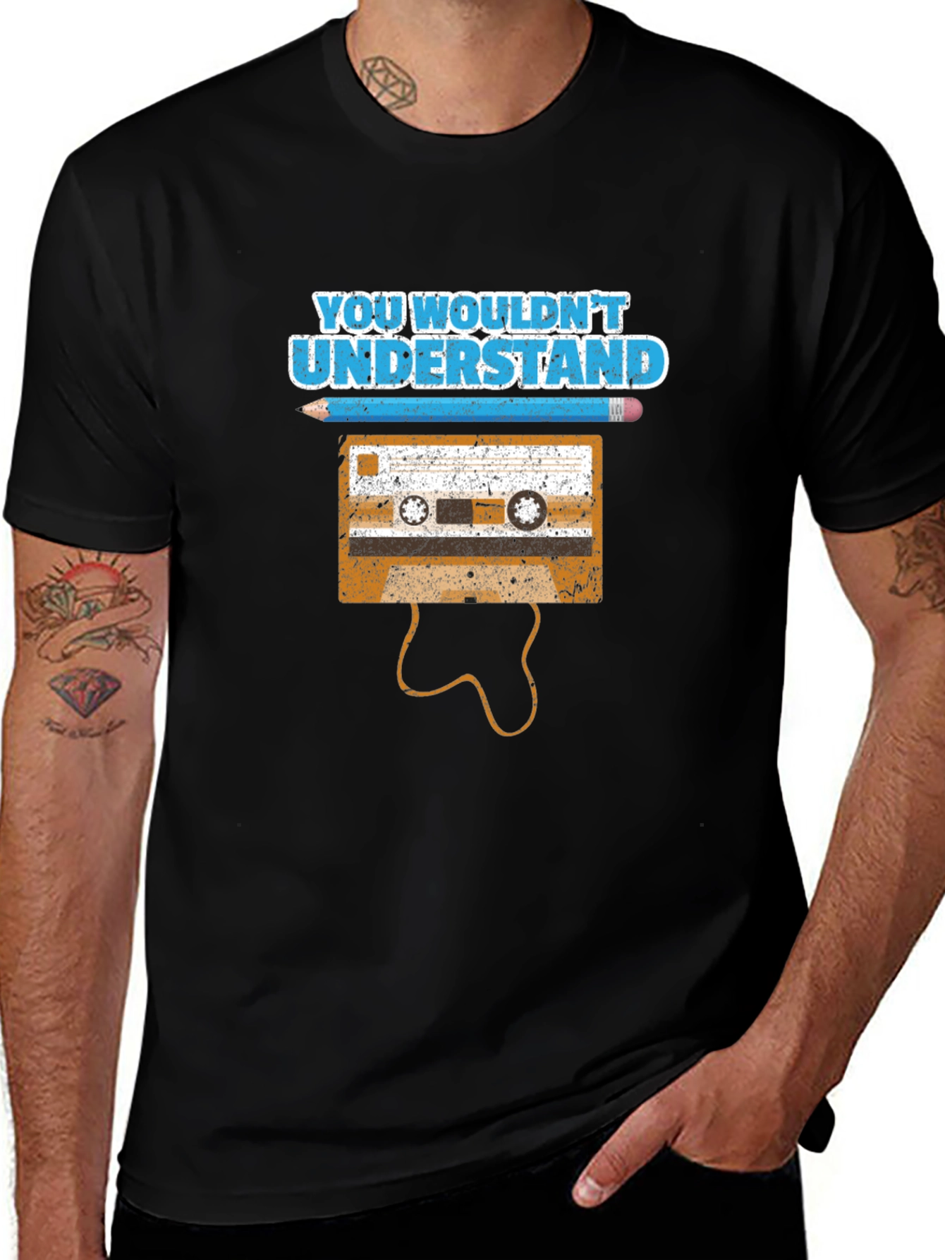 Variant 18 of Retro Cassette Tape T-Shirt - You Wouldn't Understand