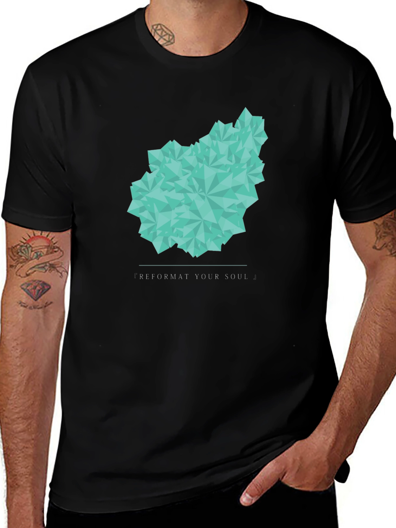 Variant 23 of Geometric Soul T-Shirt - Modern Abstract Design