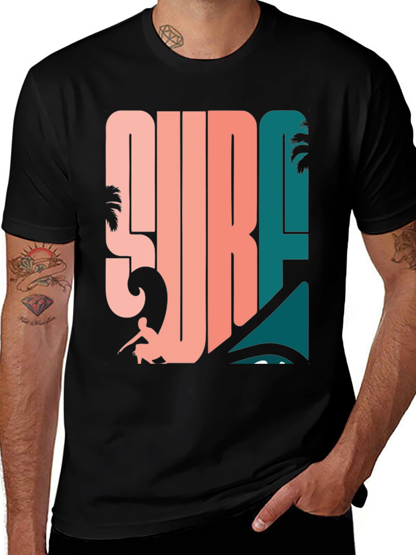 Surf Graphic T-Shirt: Retro Beach Vibes