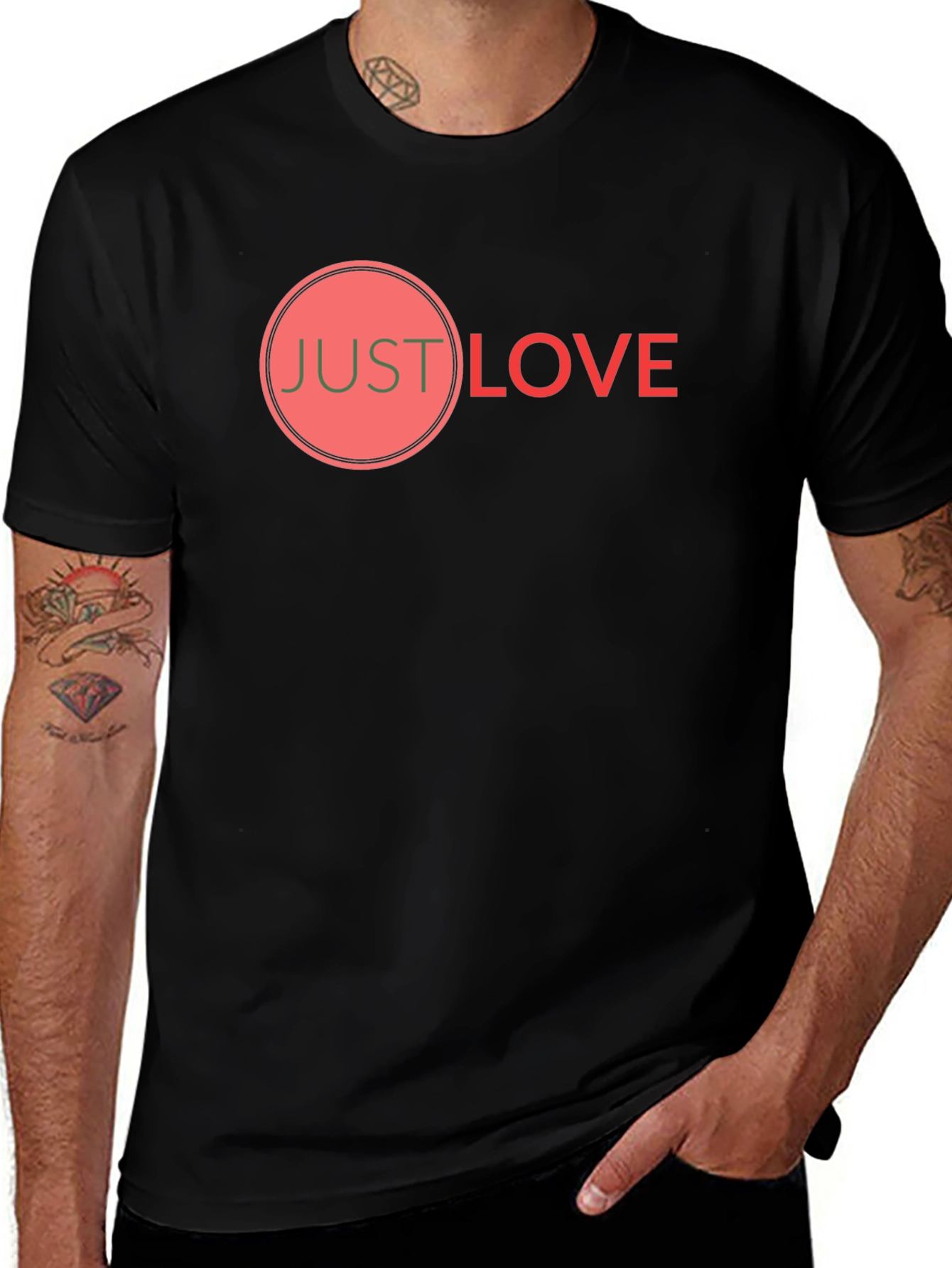 Variant 30 of Just Love Graphic Tee - Soft Cotton Blend