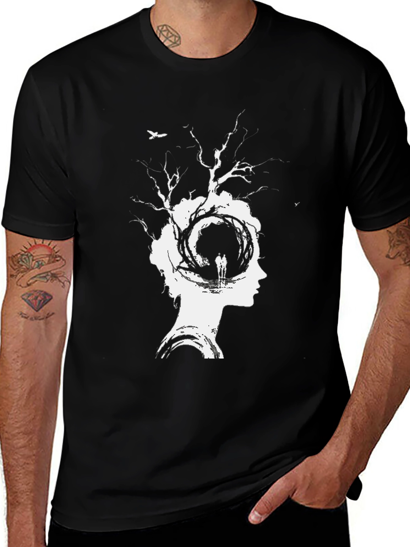 Variant 12 of Artistic Mind T-Shirt - Unisex Black Tee