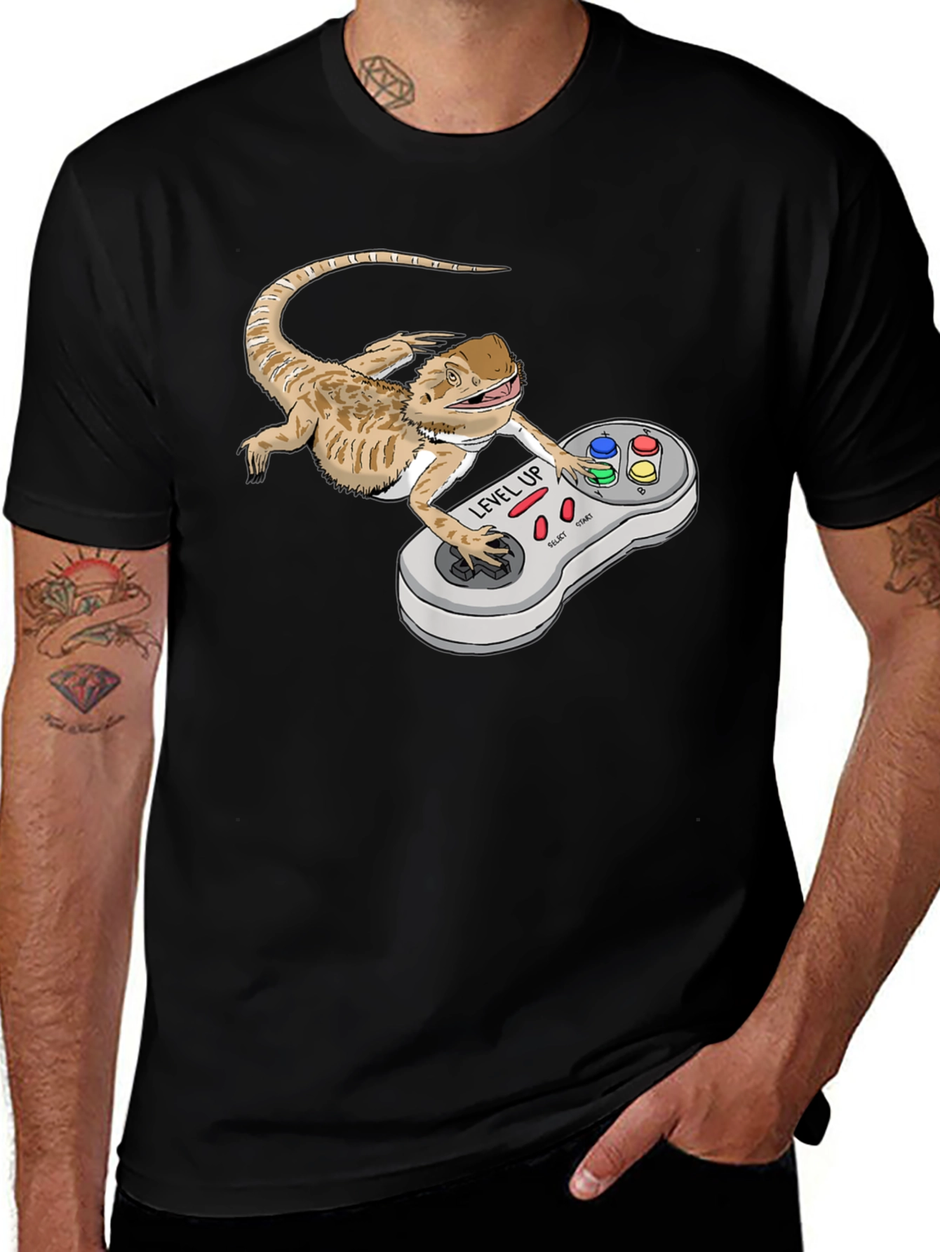 Variant 15 of Bearded Dragon Gamer T-Shirt