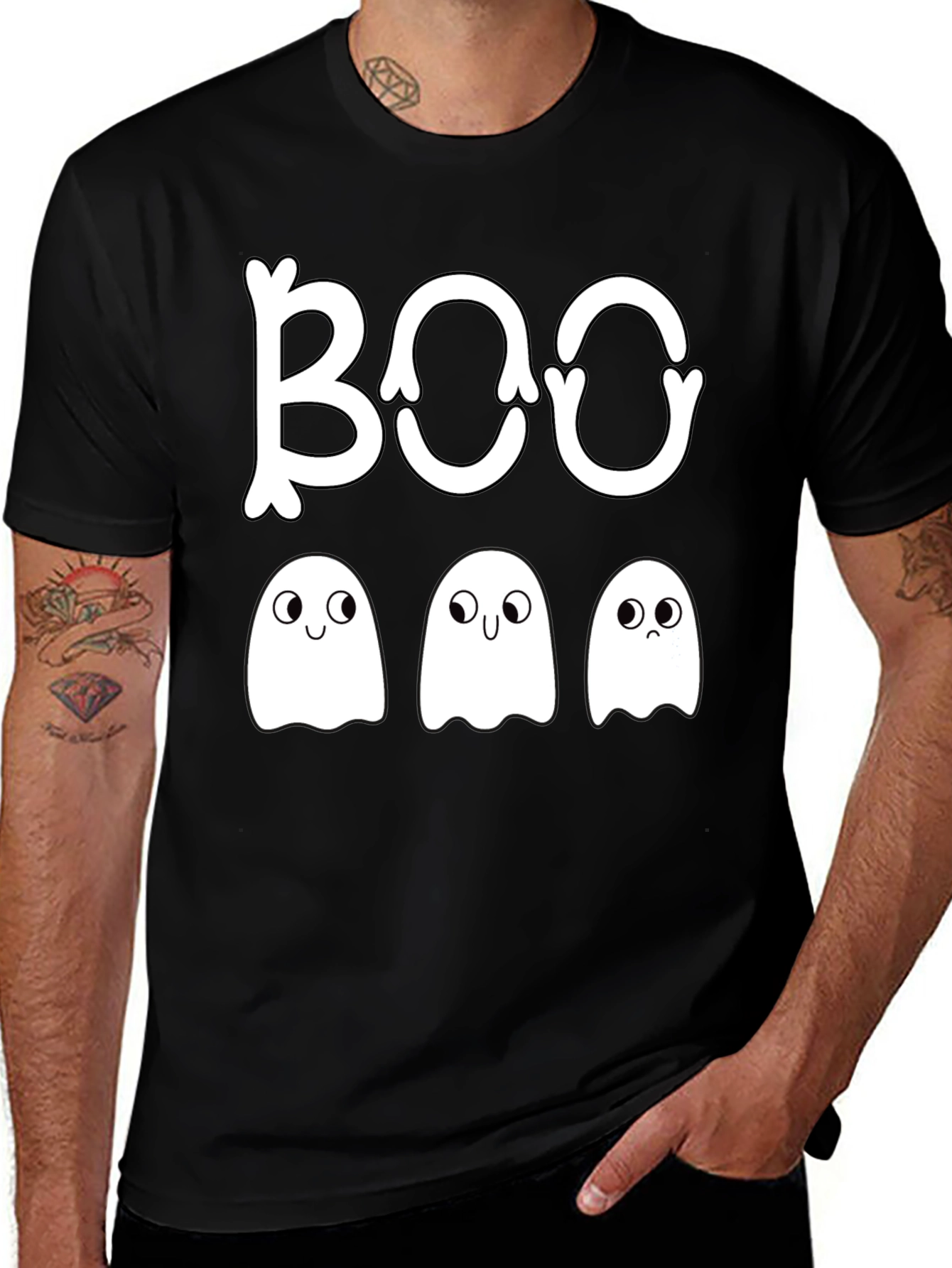 Variant 7 of Boo Ghosts Halloween T-Shirt