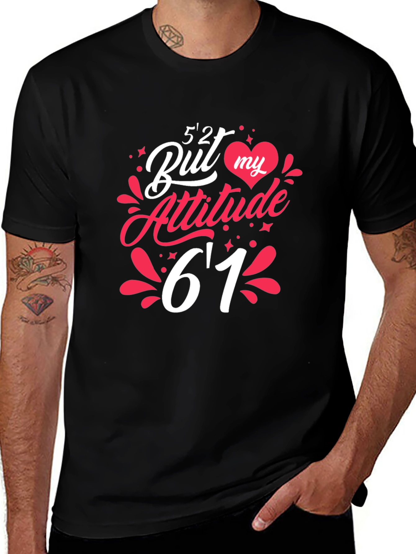 Variant 23 of Funny Attitude Graphic T-Shirt