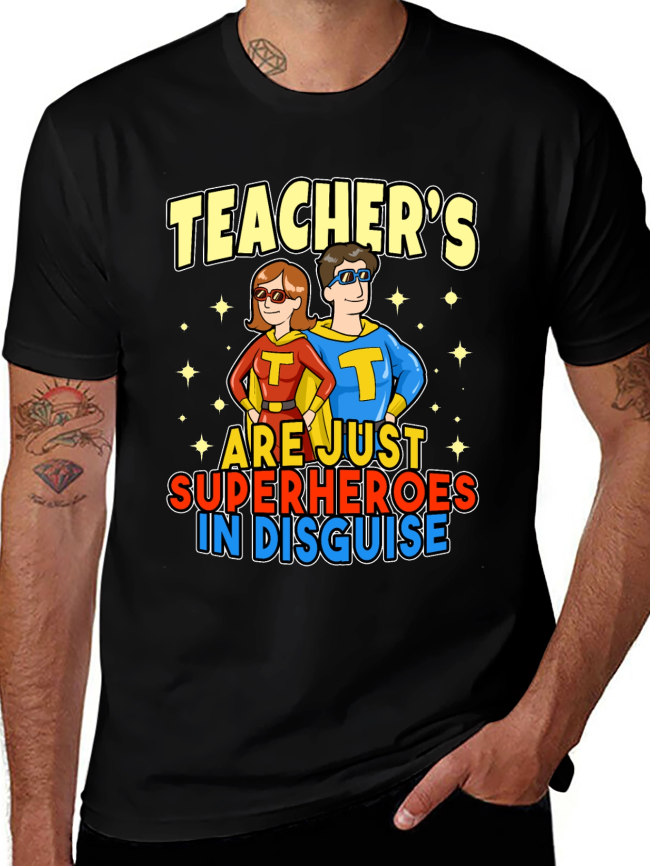 Variant 21 of Teacher Superhero T-Shirt