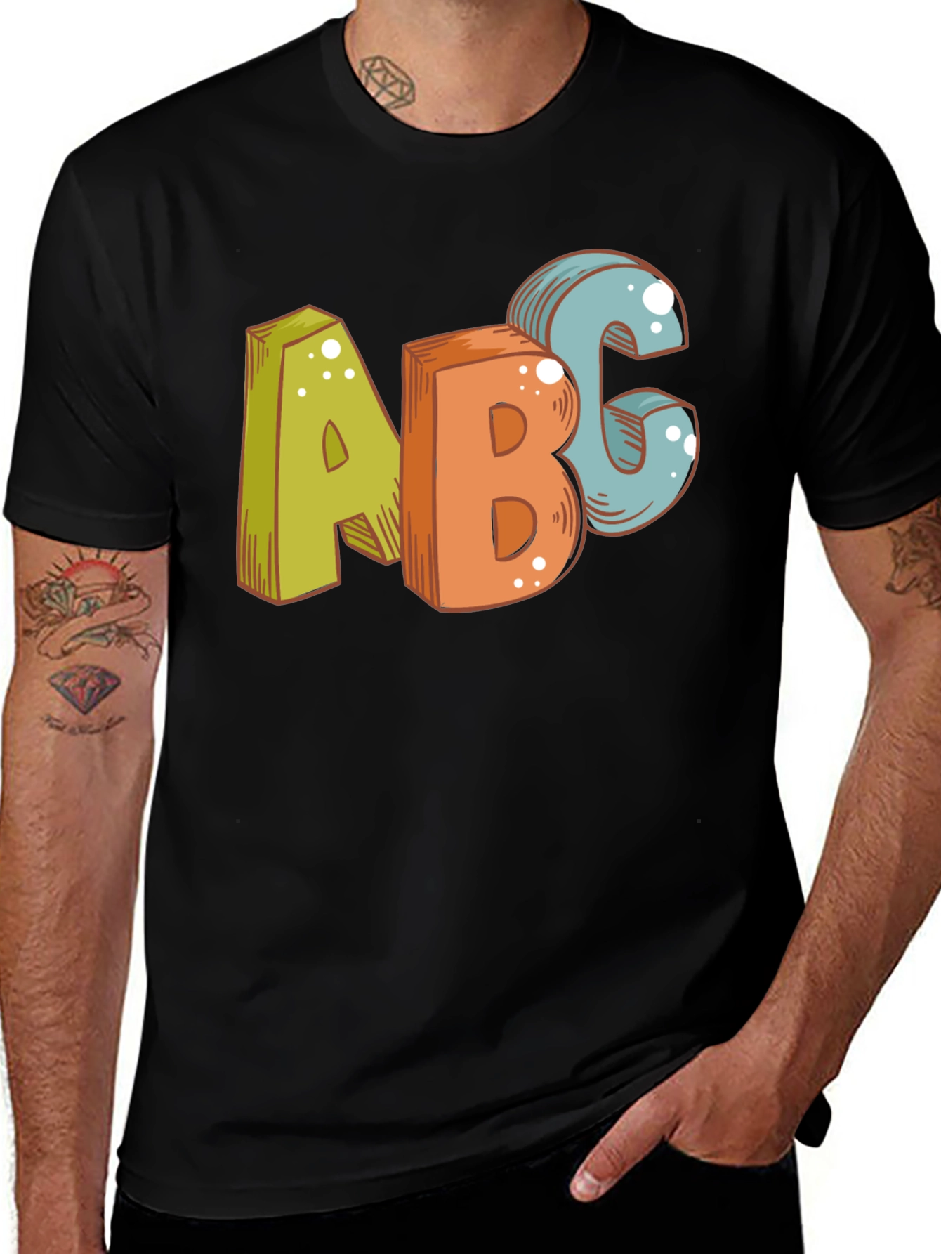 Fun ABC Graphic Print Tee