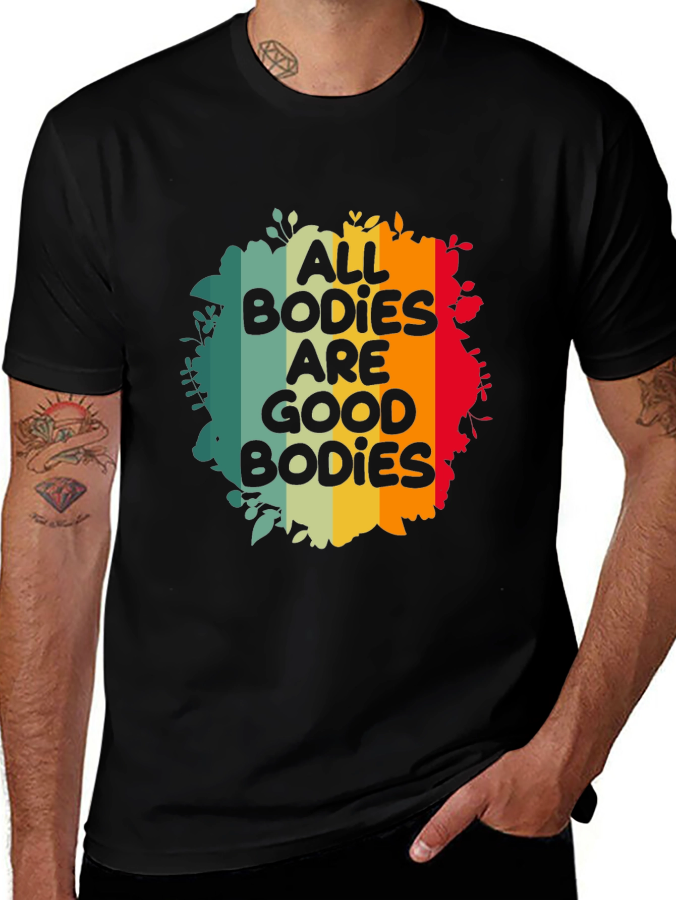 Variant 26 of All Bodies Are Good Bodies Graphic Tee