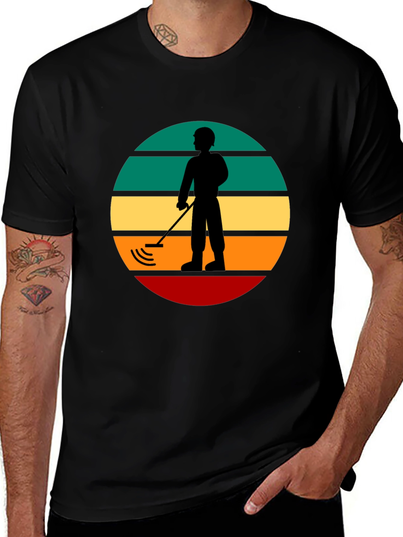Variant 25 of Metal Detecting Graphic Tee