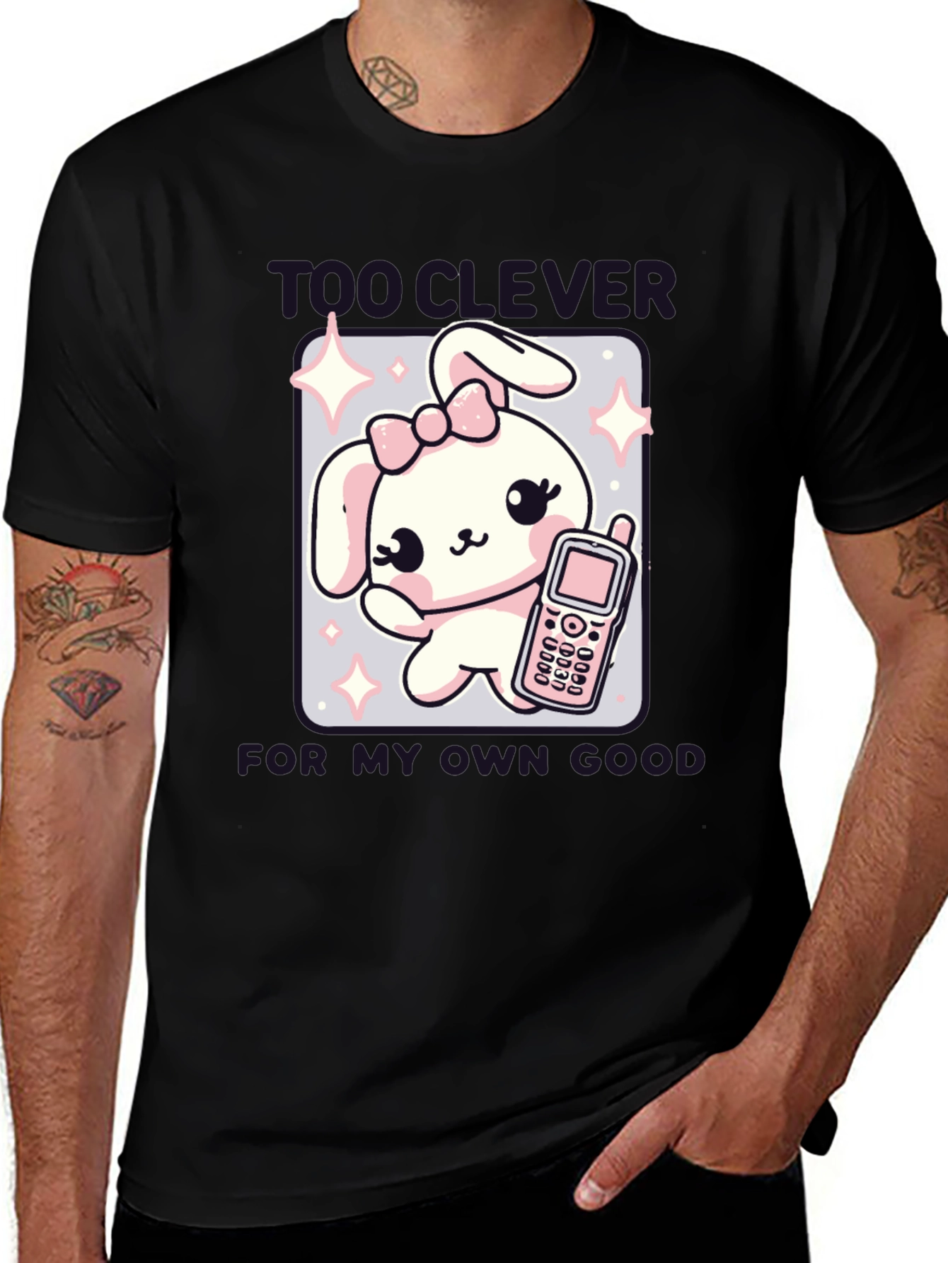 Variant 10 of Cute Kawaii Bunny T-Shirt