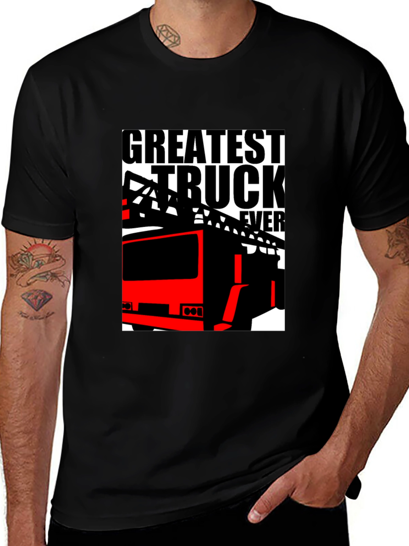 Variant 29 of Greatest Truck Ever Firefighter T-Shirt