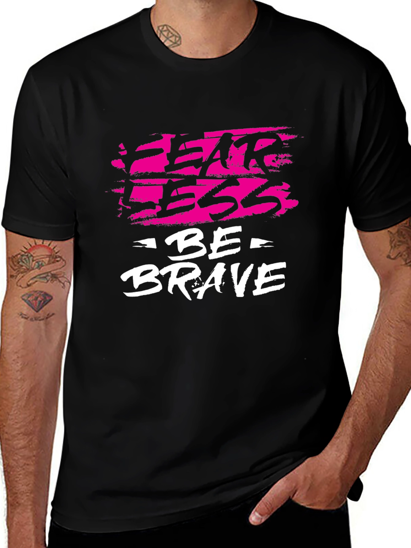 Variant 22 of Fearless Be Brave Graphic Tee
