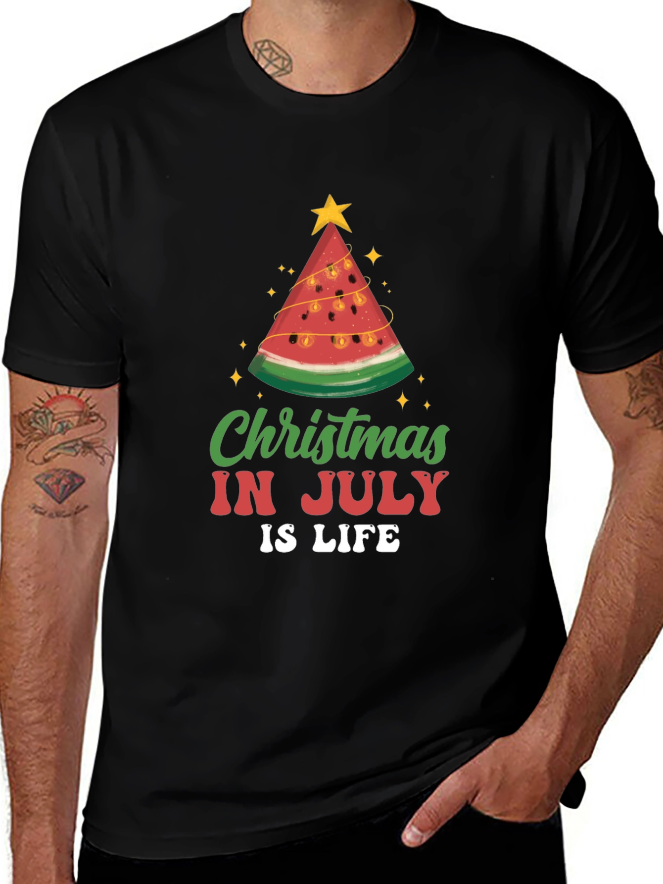 Christmas in July T-Shirt - Watermelon Tree Tee
