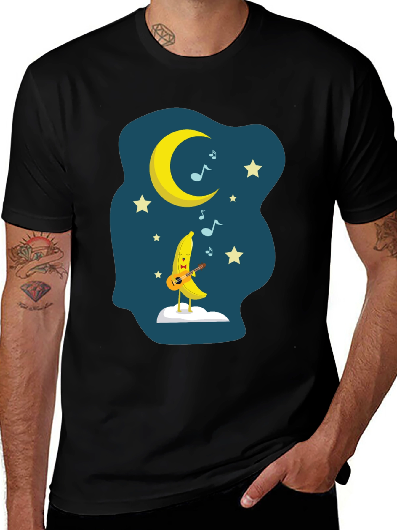 Variant 24 of Moon Banana T-Shirt - Musical Fruit Tee