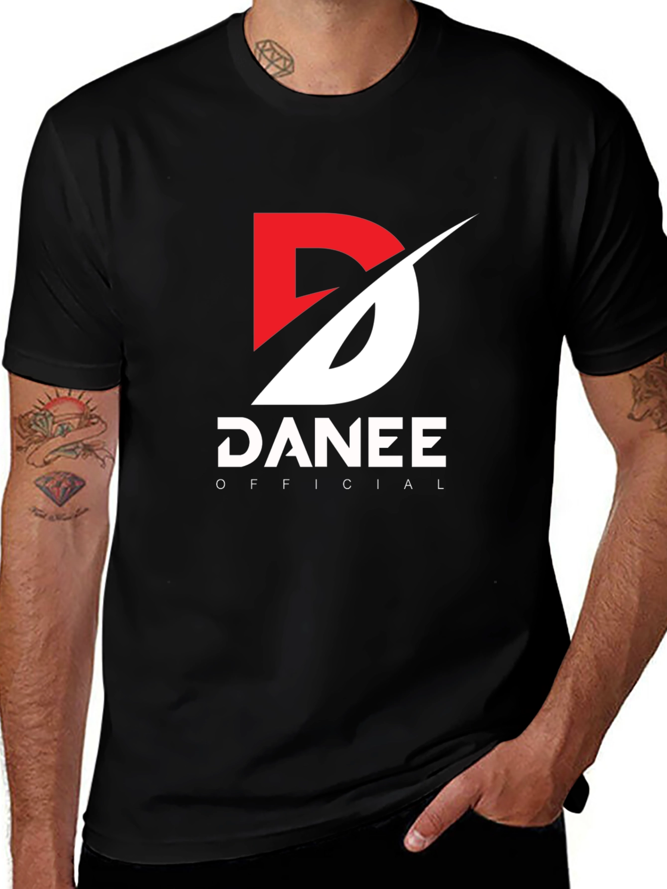 Variant 5 of Danee Official Graphic T-Shirt - Black