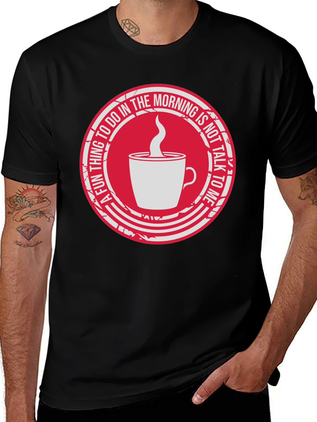 Variant 29 of Morning Coffee Graphic Tee - 'Don't Talk to Me'