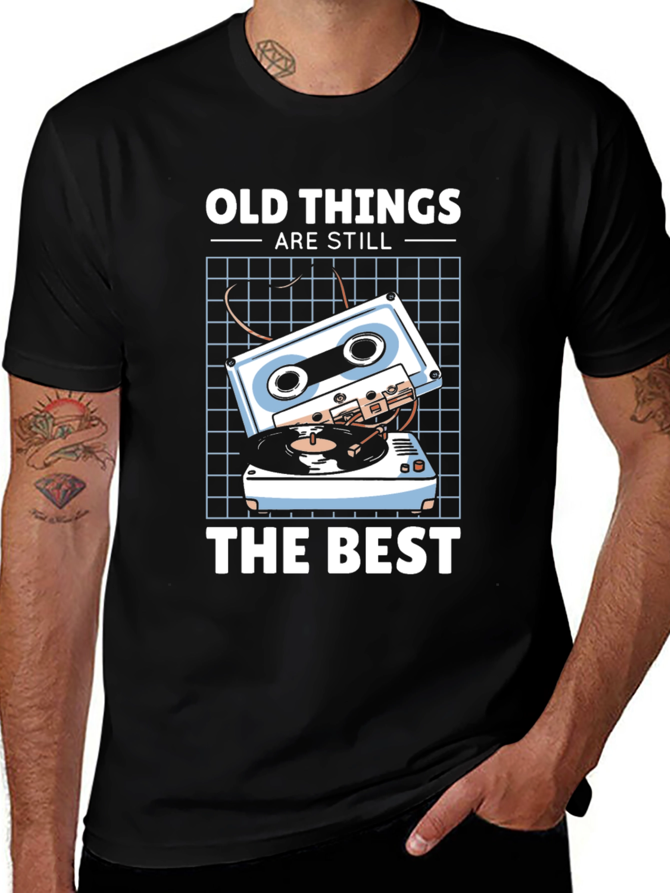 Variant 6 of Retro Music T-Shirt: Old Things Are Still The Best