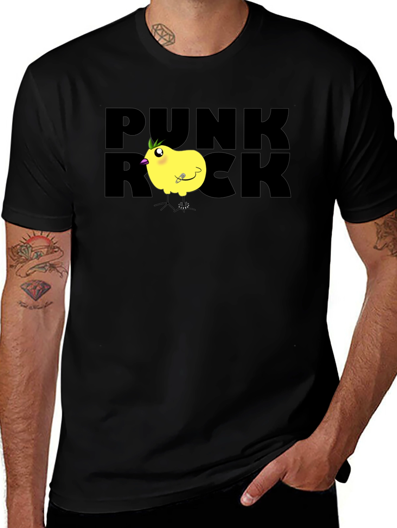Variant 12 of Punk Rock Chick T-Shirt
