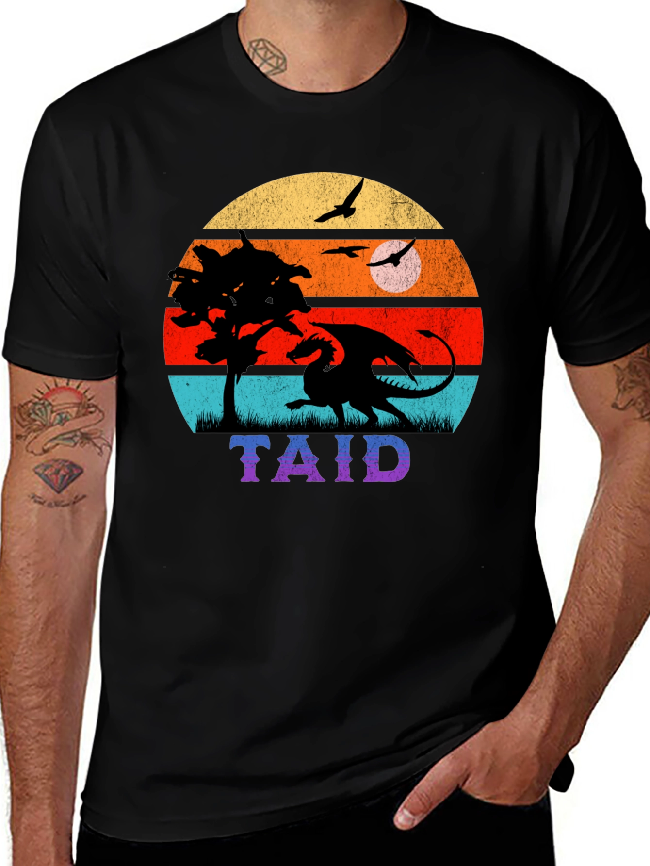 Variant 23 of Dragon Sunset T-Shirt