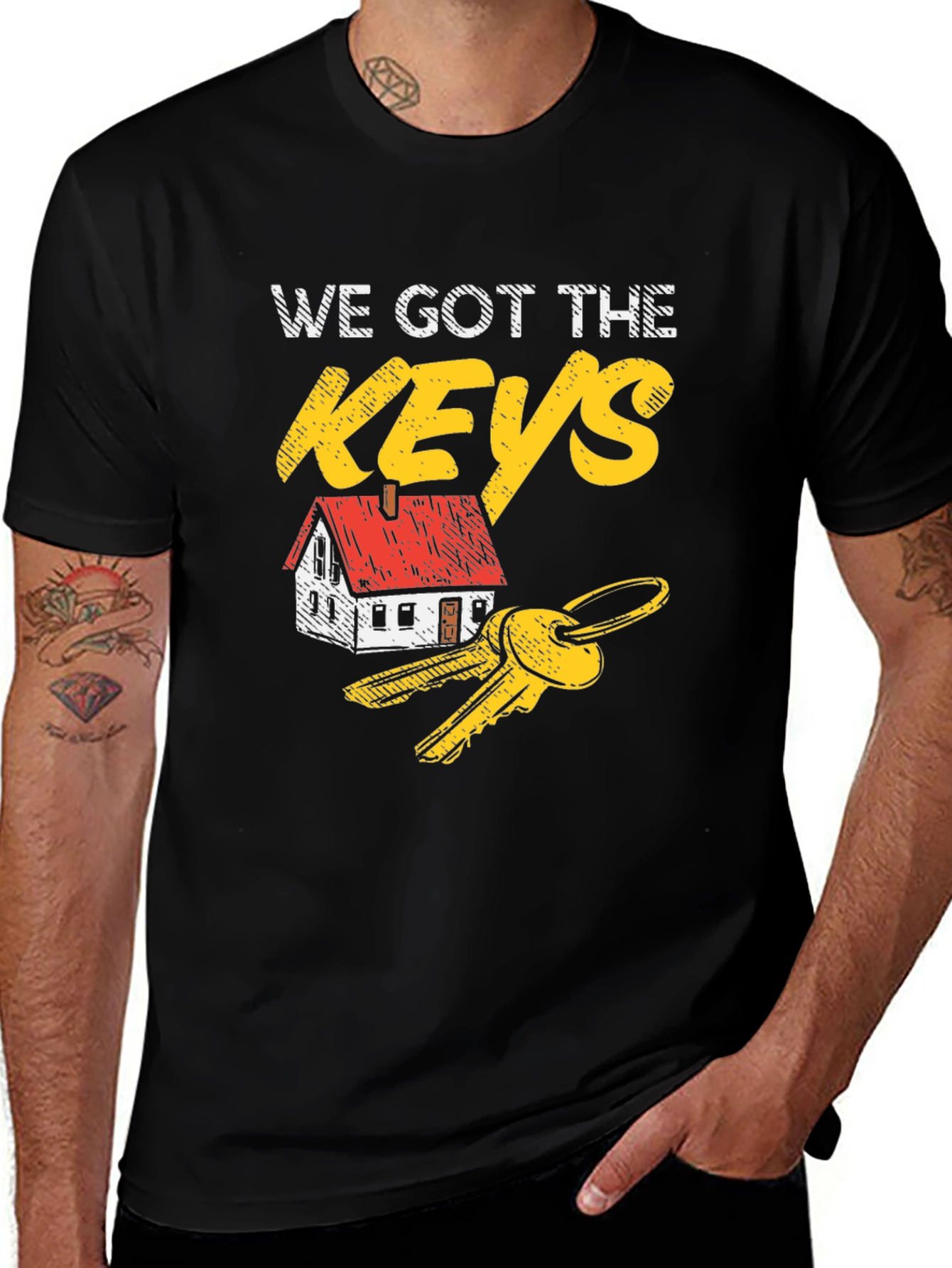 Variant 2 of We Got the Keys Graphic T-Shirt