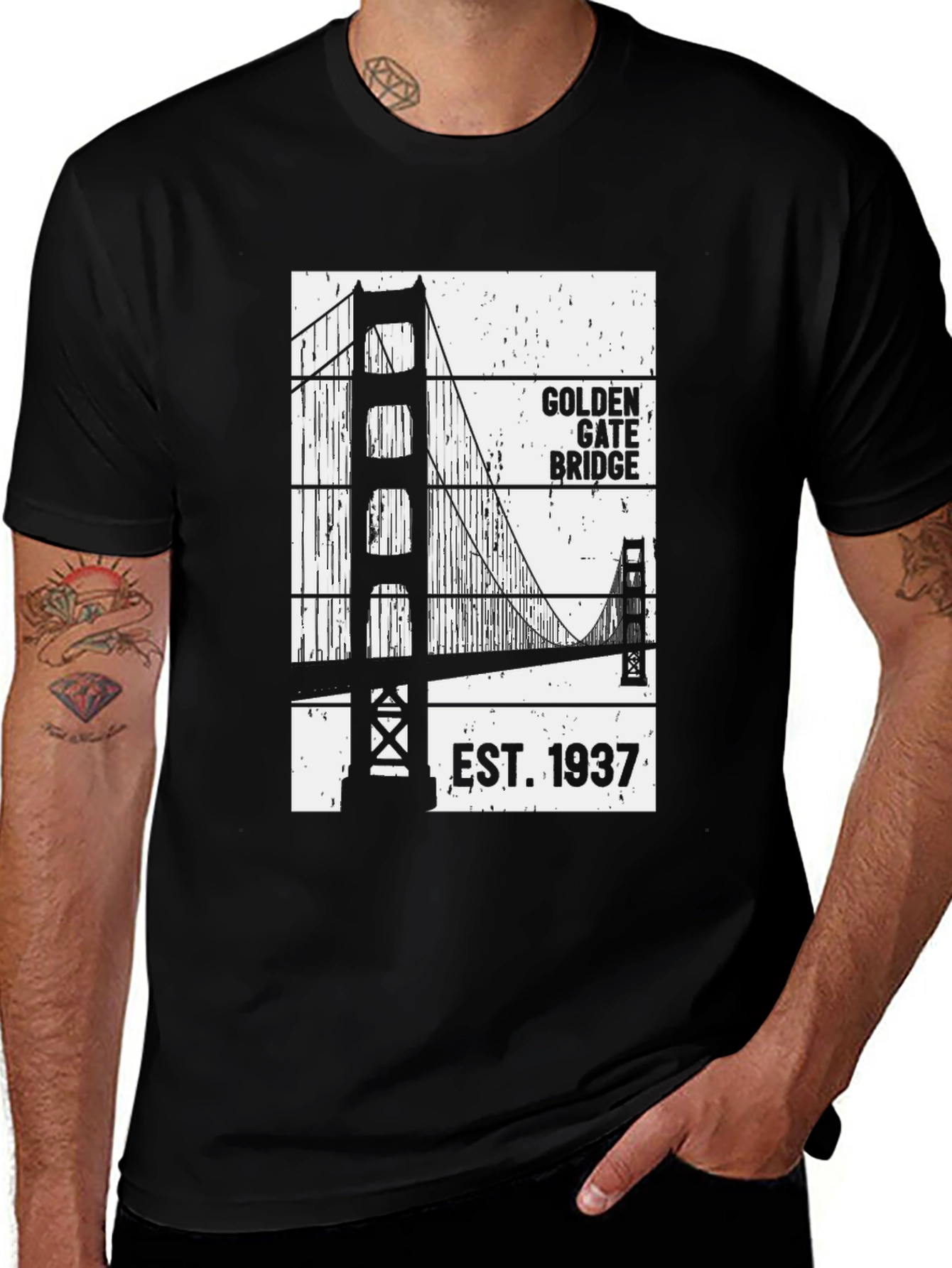 Golden Gate Bridge Est. 1937 Graphic T-Shirt
