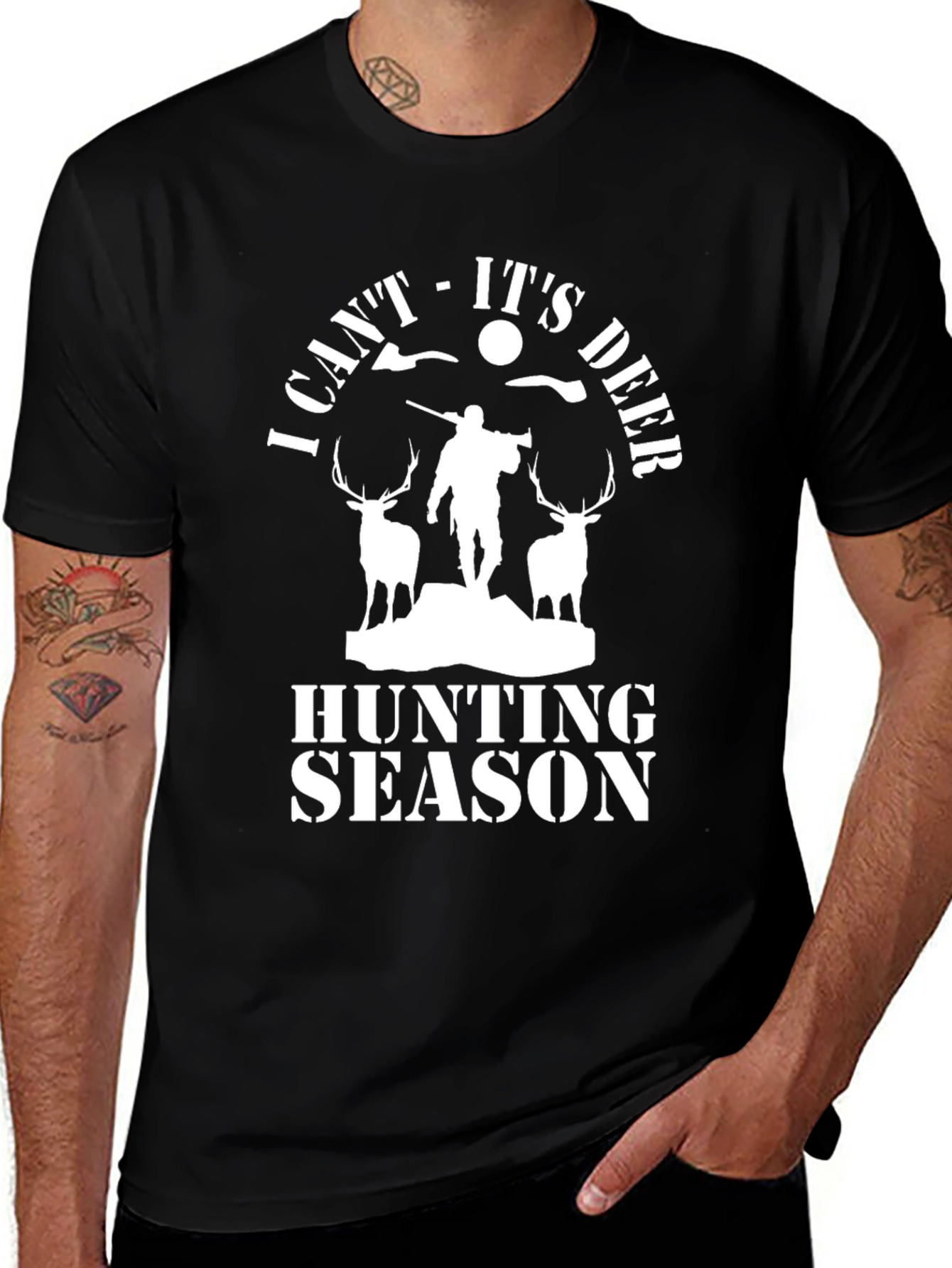 Variant 22 of Funny Deer Hunting Season Graphic Tee