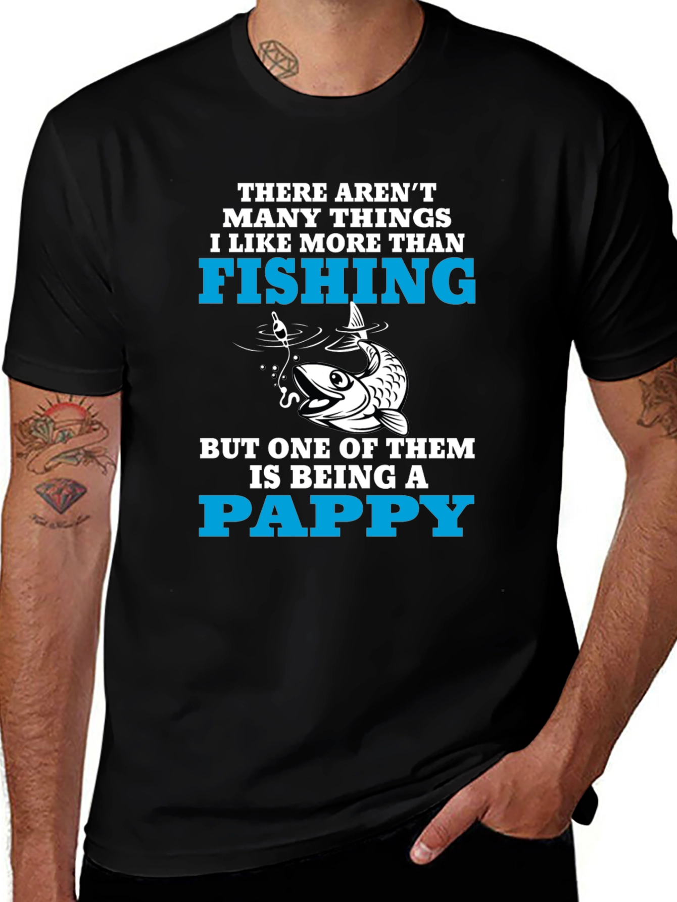 Variant 4 of Fishing Pappy T-Shirt - Gift for Grandpa Fisherman
