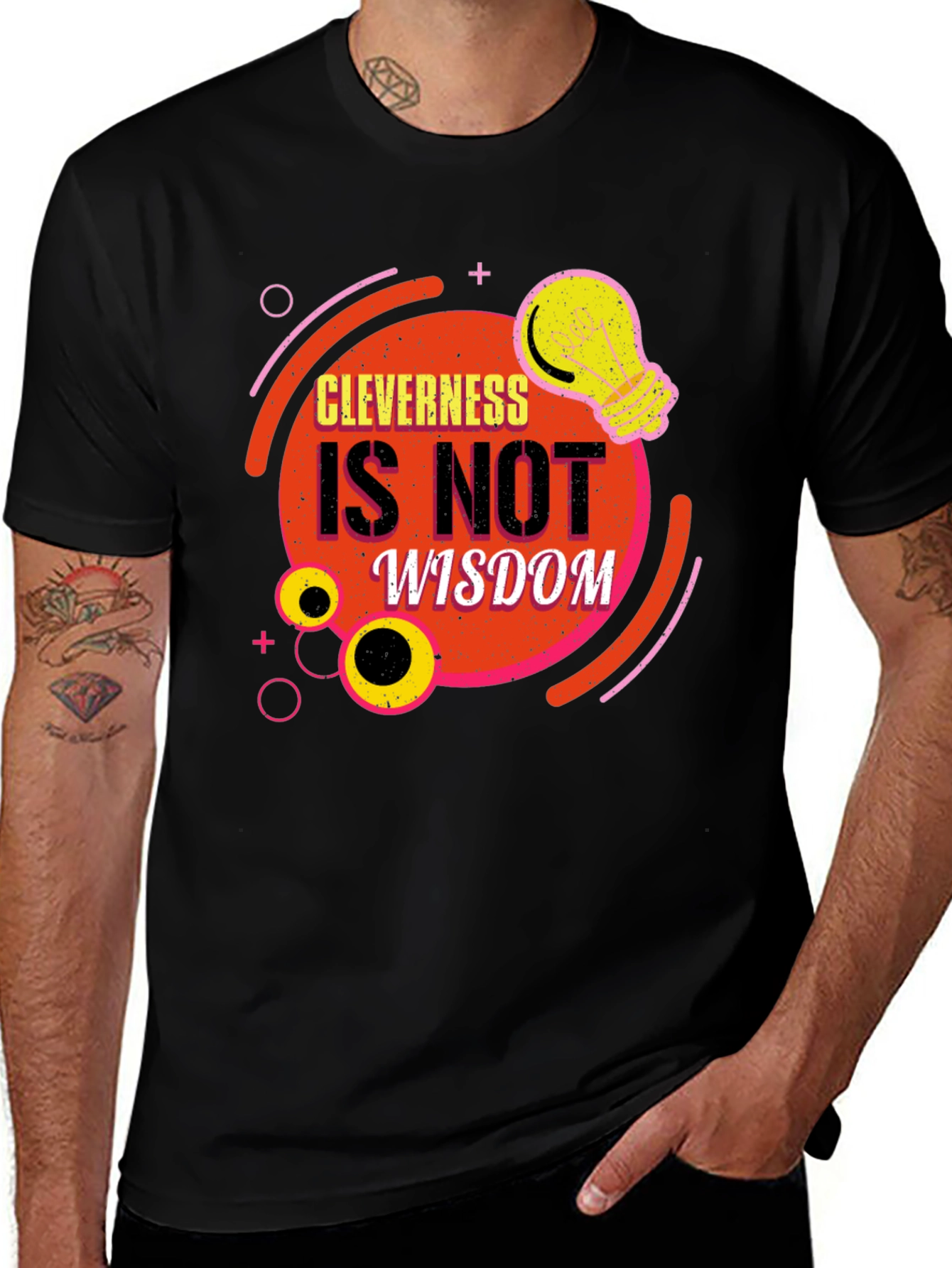 Variant 3 of Cleverness is Not Wisdom Graphic T-Shirt