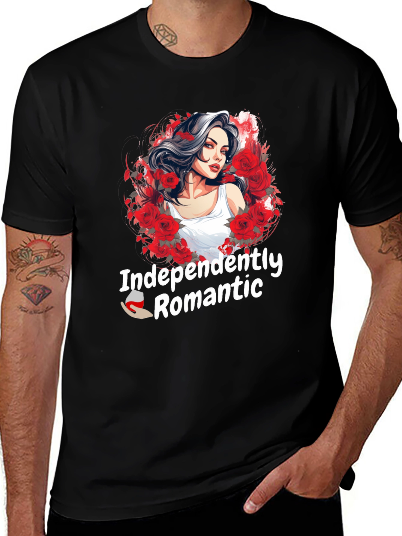 Variant 23 of Independently Romantic Graphic T-Shirt