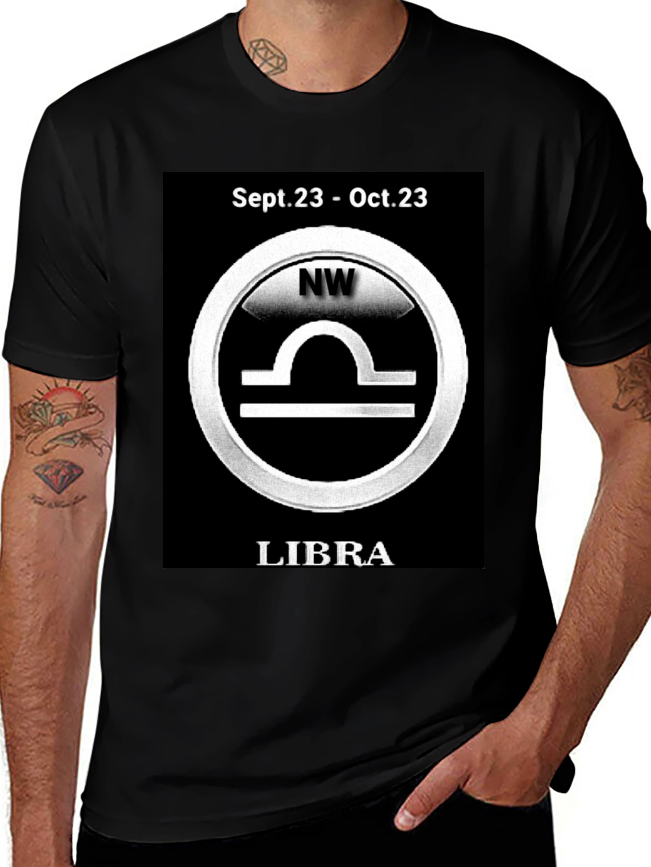 Libra Zodiac T-Shirt - Sept 23 - Oct 23 Birthday Tee