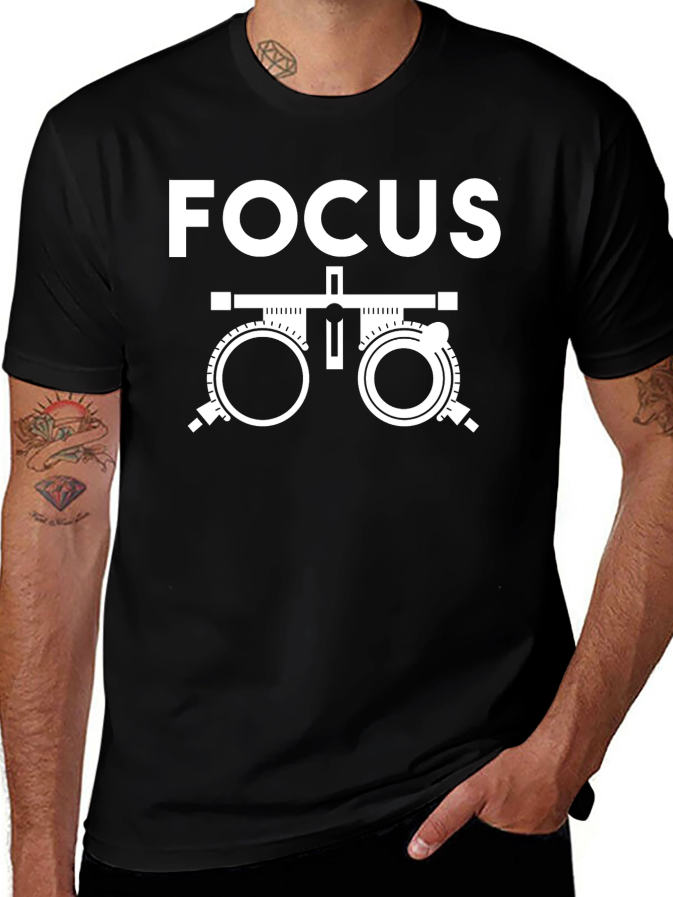 Variant 28 of Focus Optometrist T-Shirt - Eye Exam Humor Tee