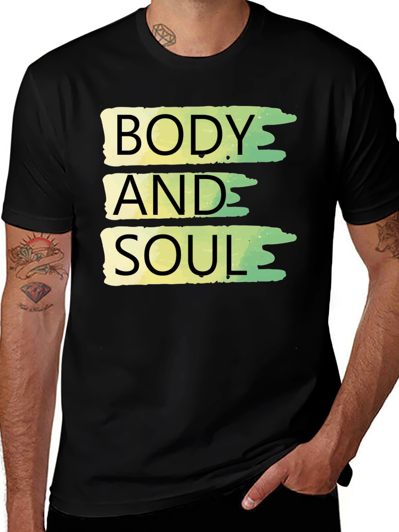 Variant 27 of Body and Soul Graphic T-Shirt