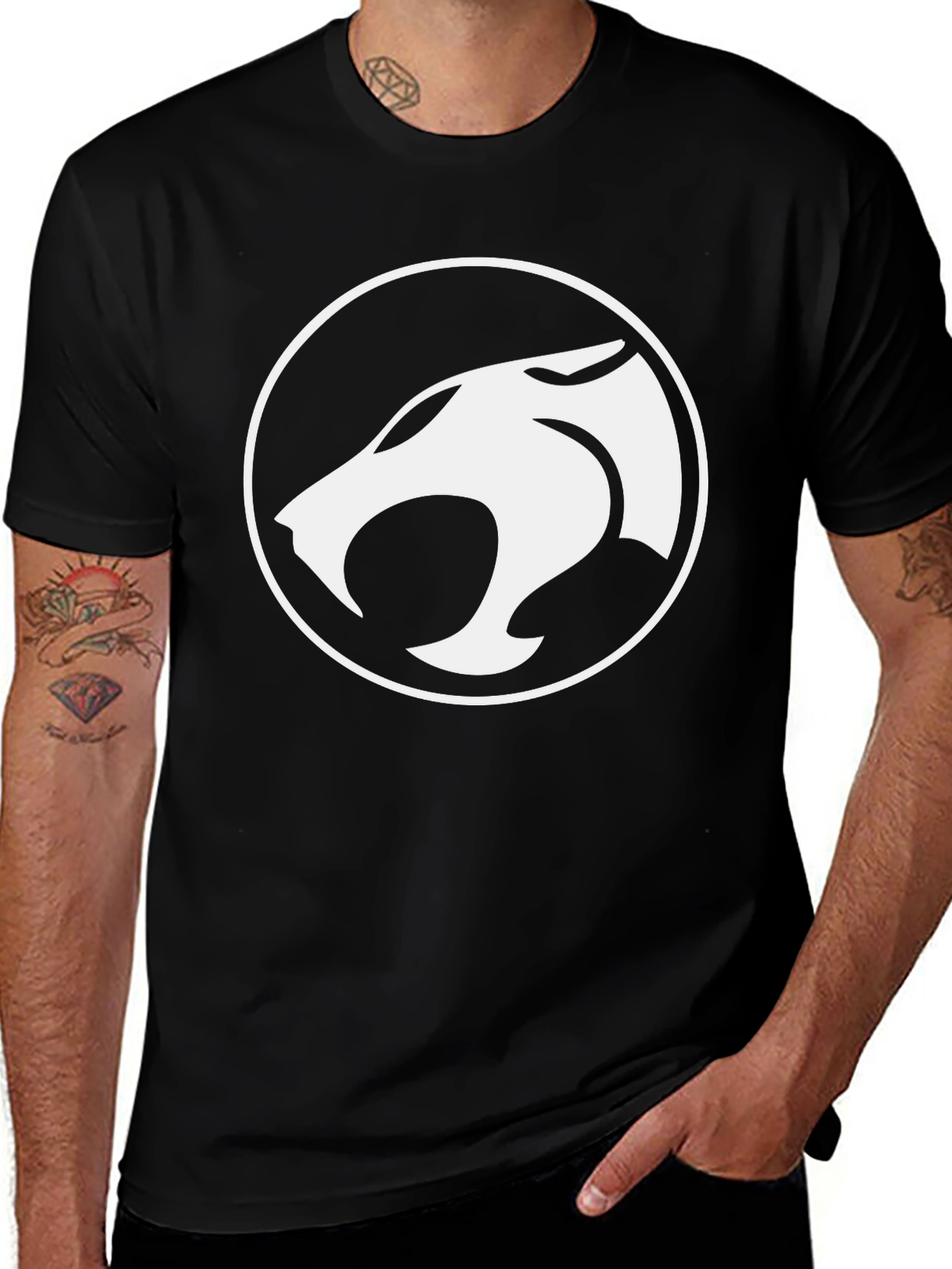 ThunderCats Logo Graphic T-Shirt - Black